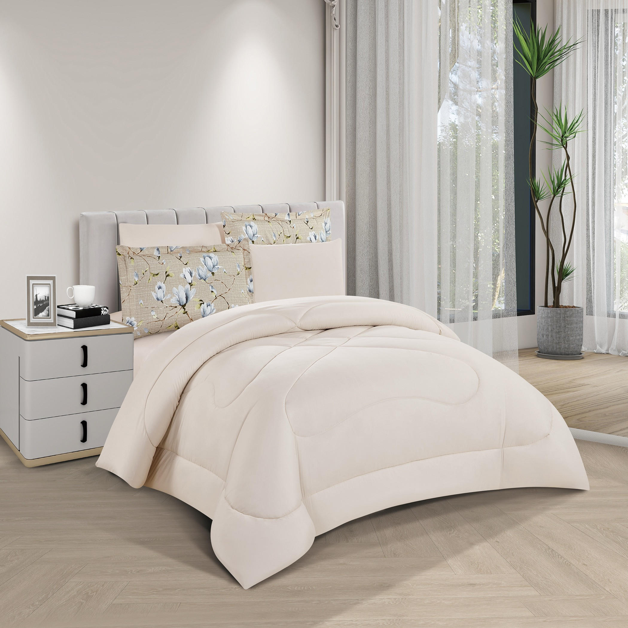 Printed Reversible Comforter Twin Set-household-bedding-comfortersandbedspreads-comforters-image-2