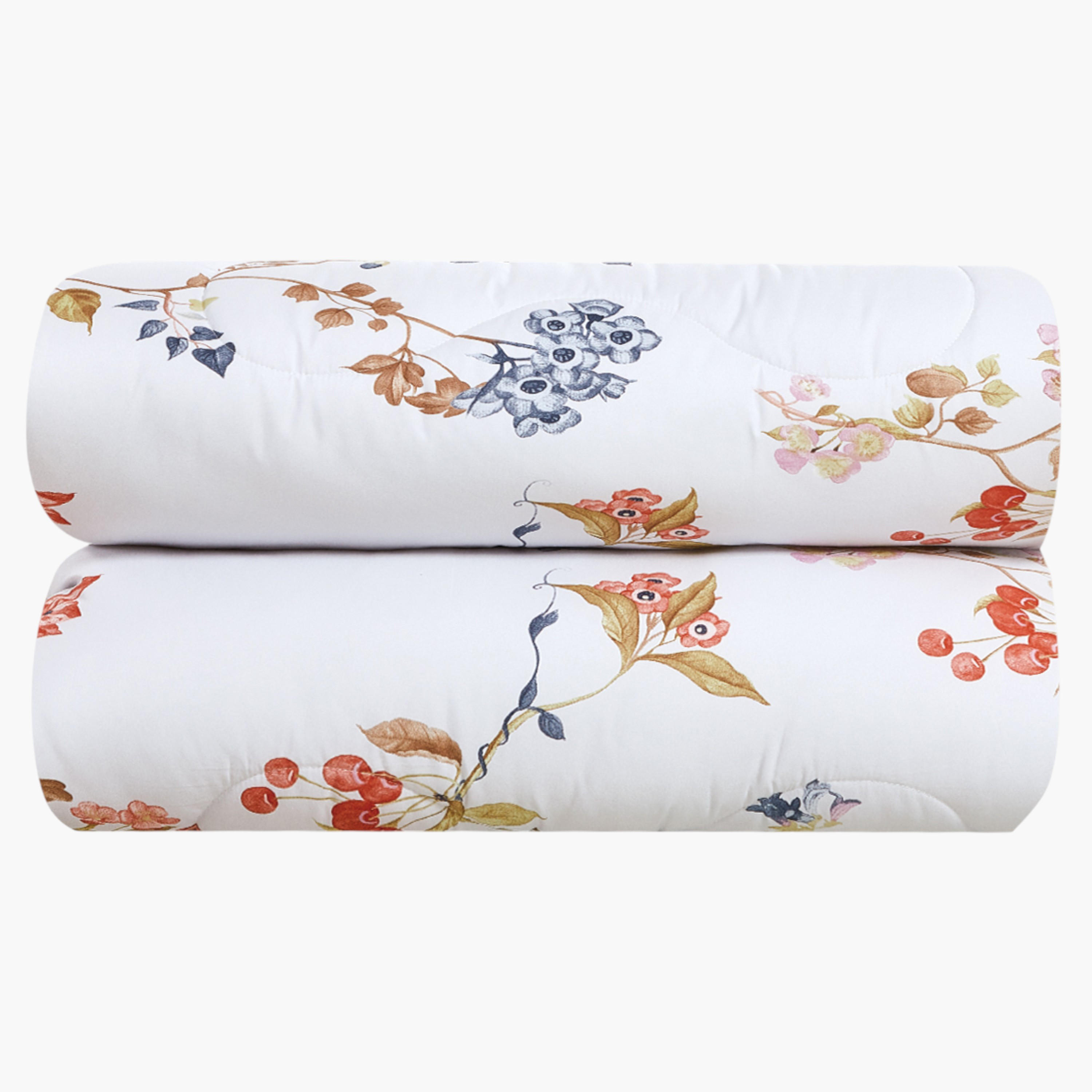 Floral Reversible Comforter Twin Set-household-bedding-comfortersandbedspreads-comforters-image-4