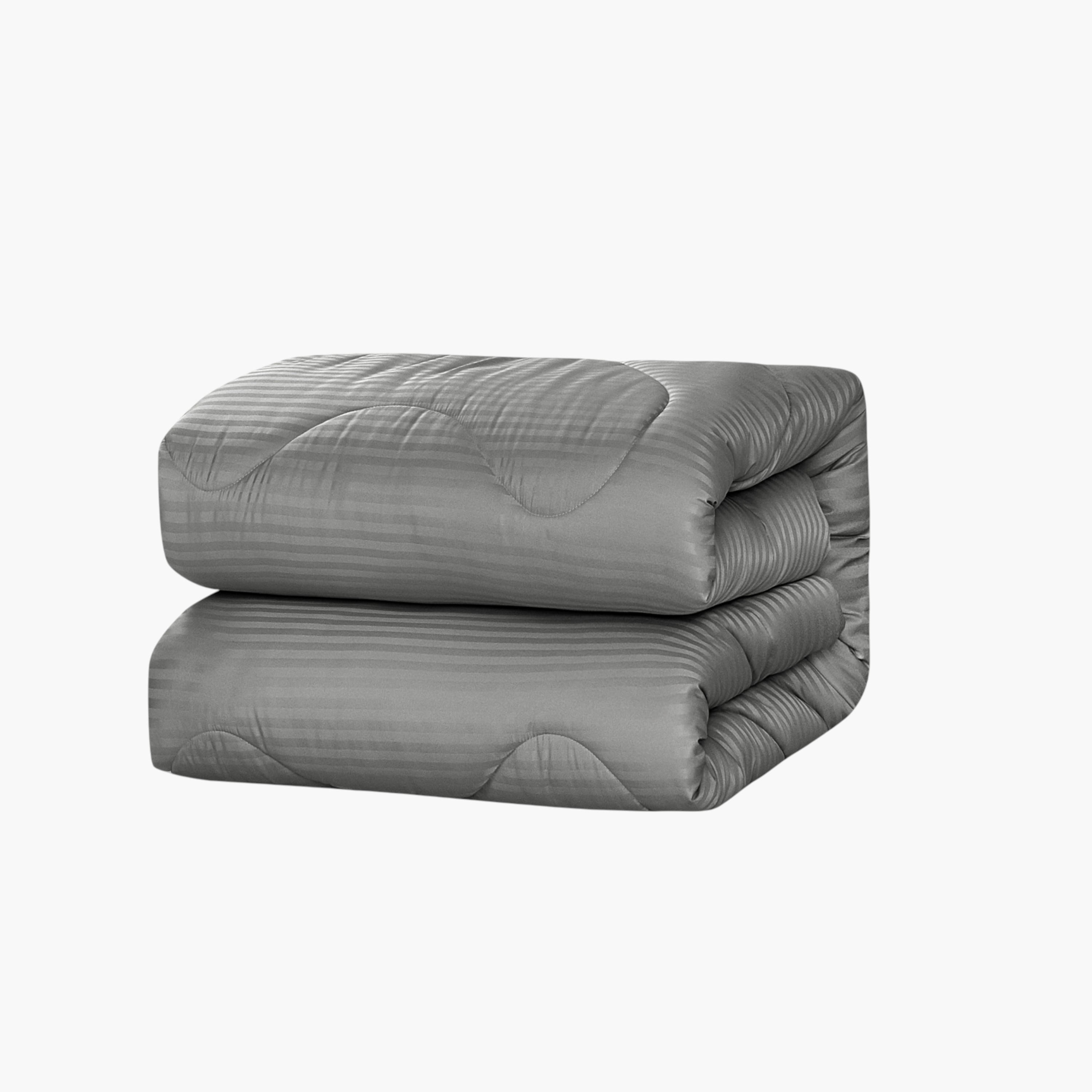 Striped Comforter Set Grey-household-bedding-comfortersandbedspreads-comforters-image-6