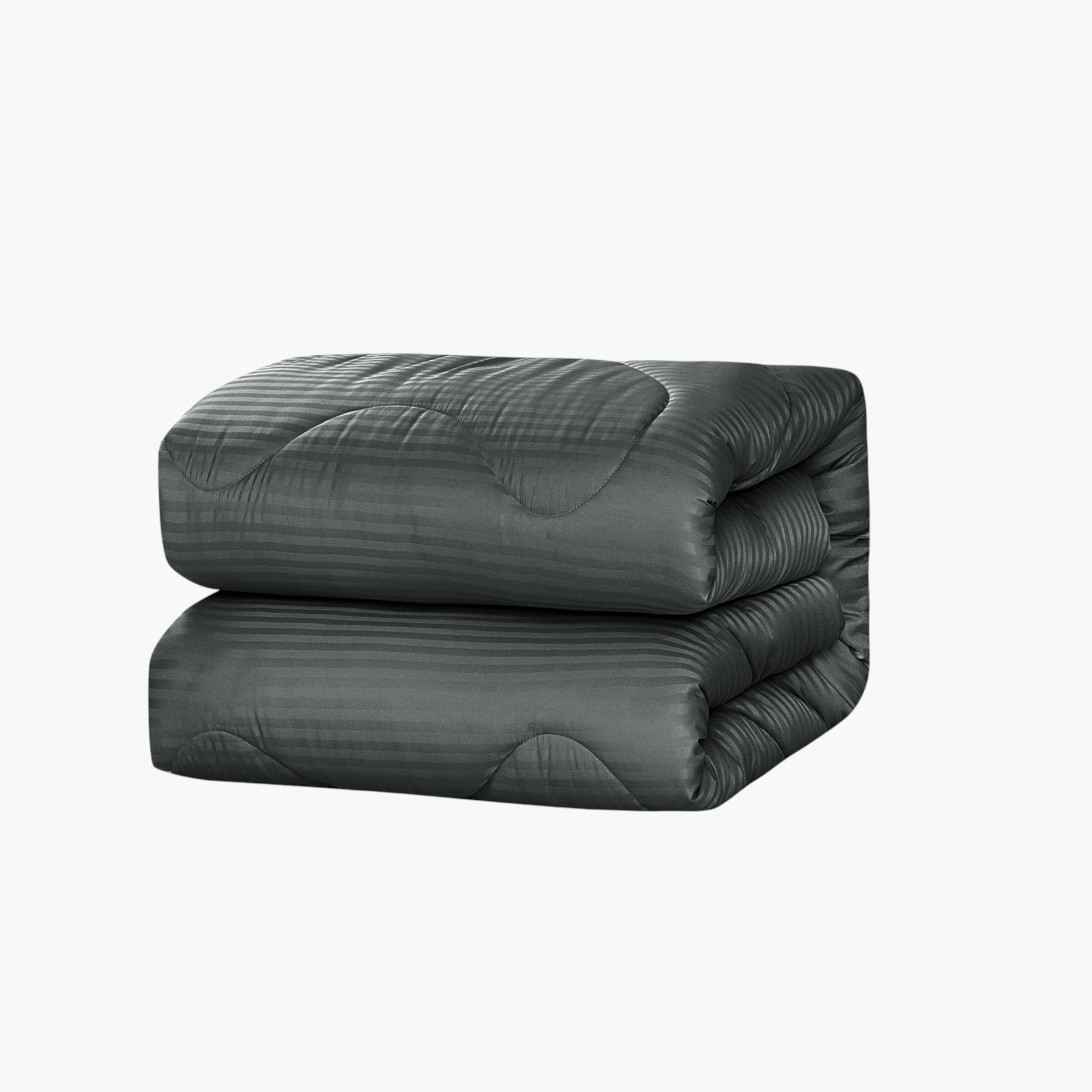 Striped Comforter Set Grey-household-bedding-comfortersandbedspreads-comforters-image-6