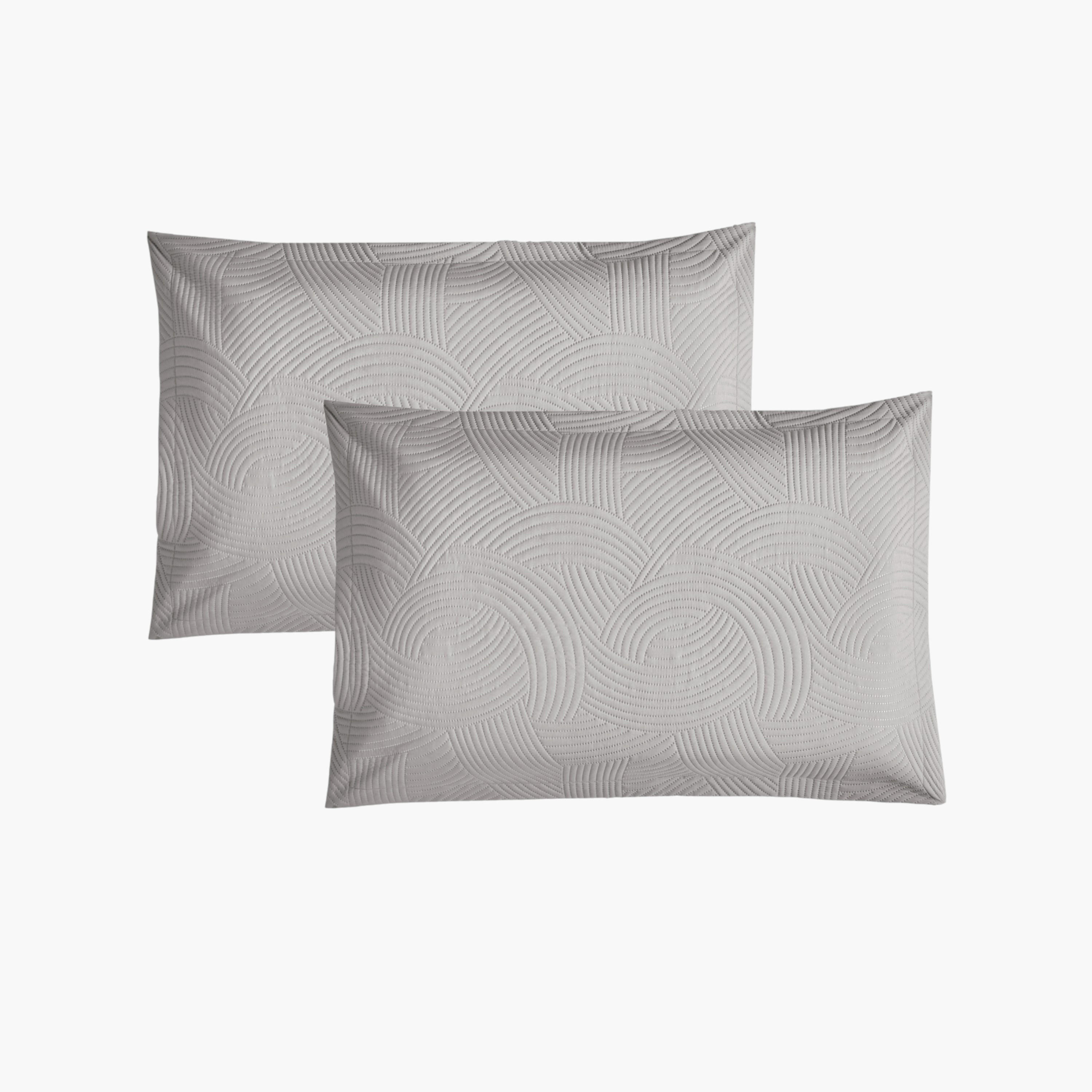 طقم لحاف بنقشة بارزة كينج-household-bedding-comfortersandbedspreads-comforters-image-5