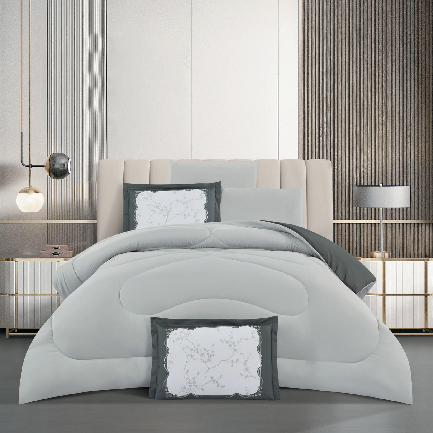 طقم لحاف بوجهين توأم-household-bedding-comfortersandbedspreads-comforters-image-2