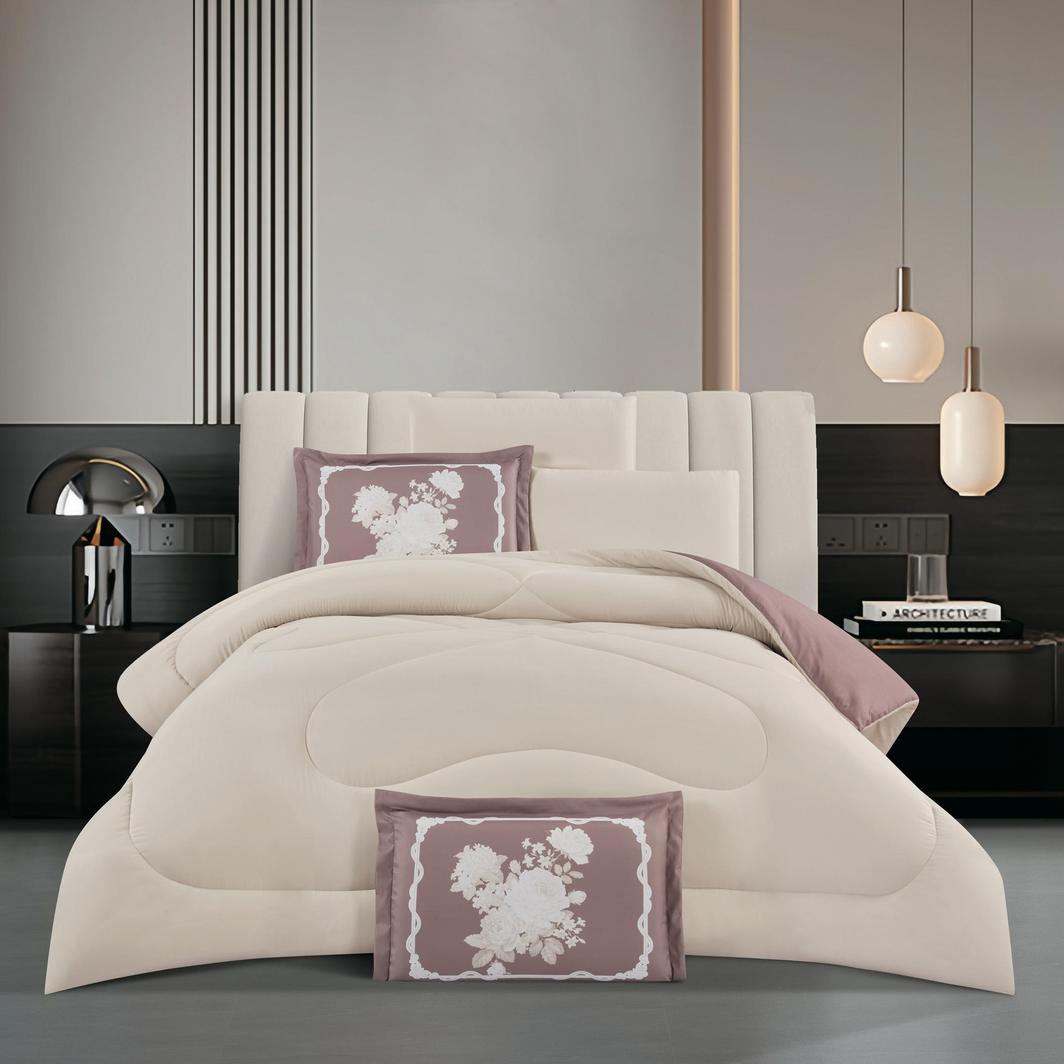 Floral Reversible Comforter Set Twin-household-bedding-comfortersandbedspreads-comforters-image-2