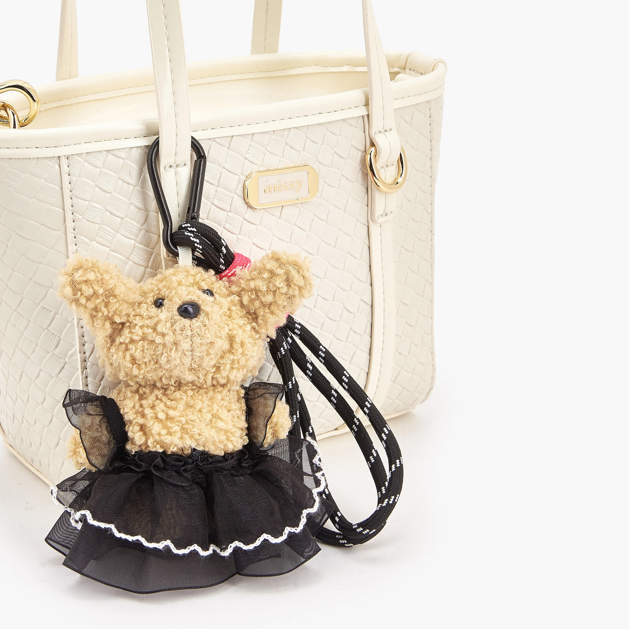 Missy Textured Tote Bag with Detachable Strap-women-bagsandwallets-handbags-image-5
