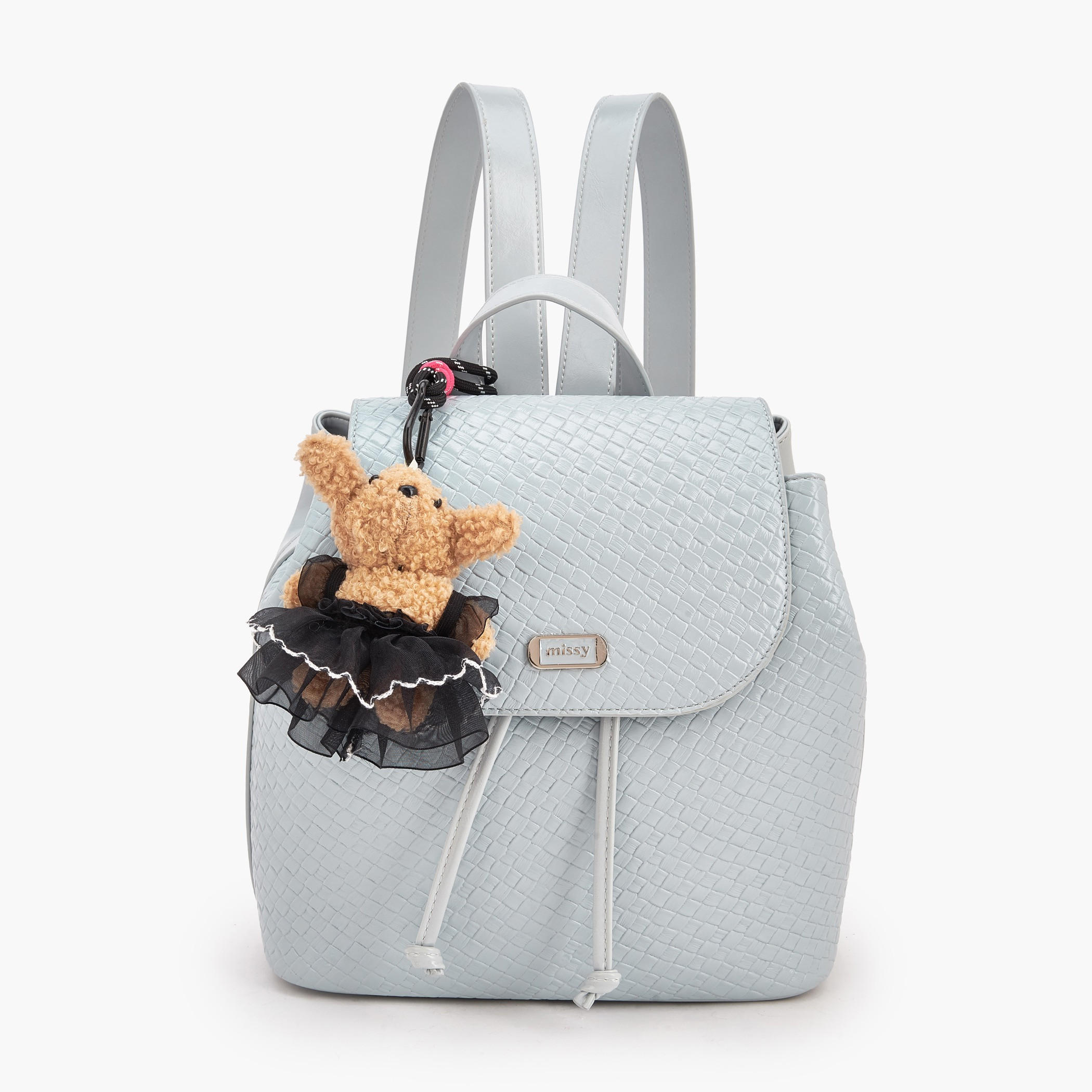 Missy Embossed Backpack with Adjustable Straps-women-bagsandwallets-backpacks-image-1