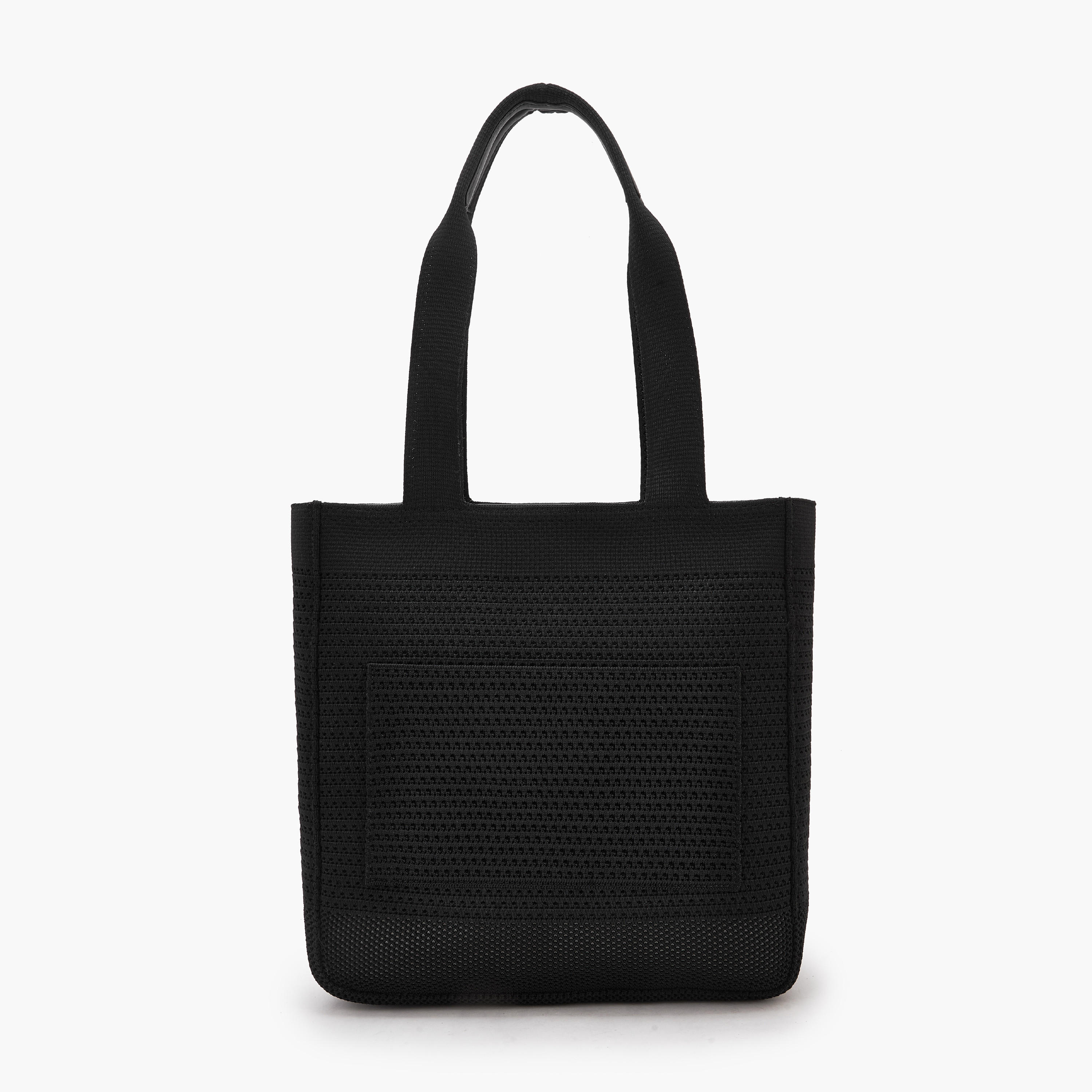 Missy Textured Tote Bag with Pouch-women-bagsandwallets-handbags-image-5