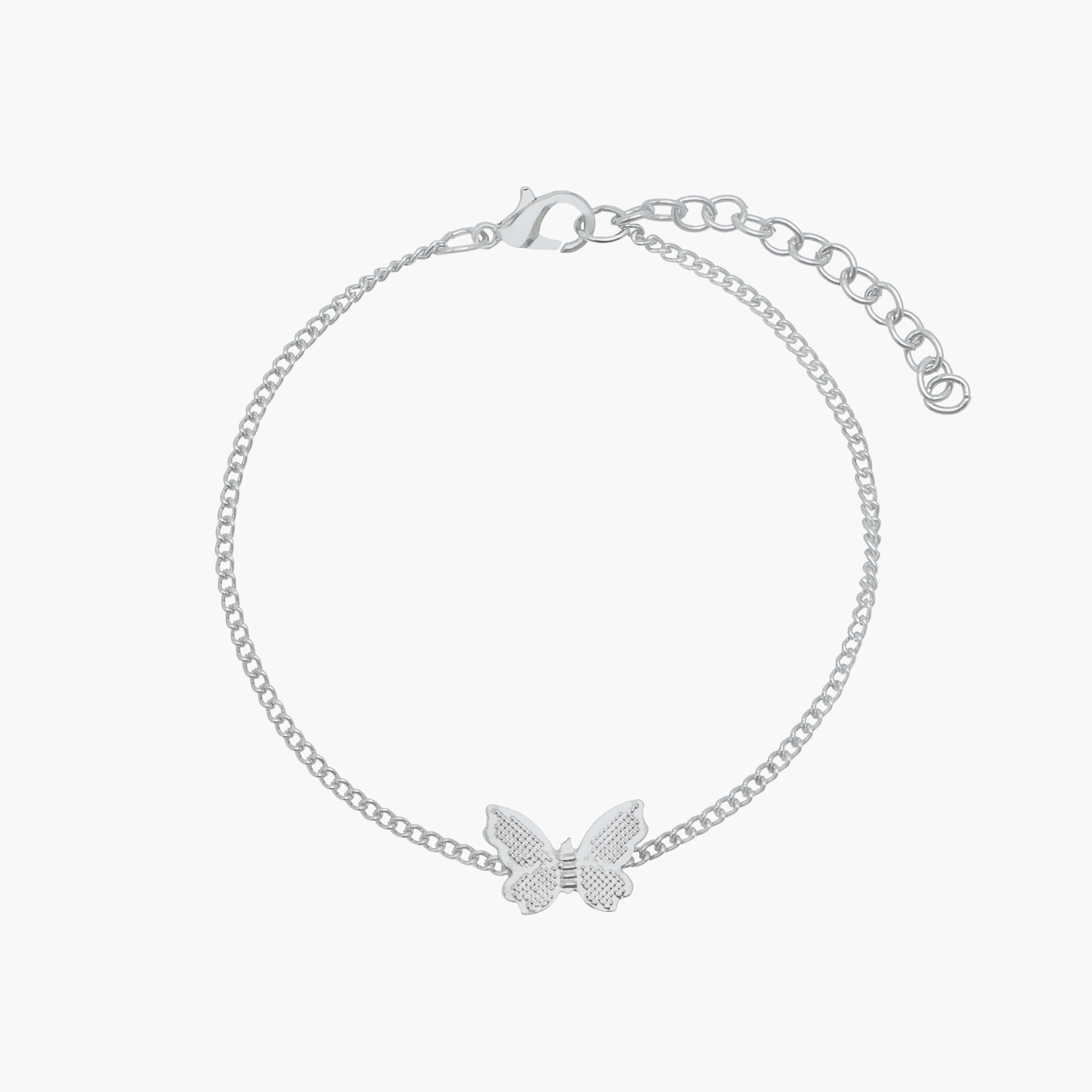 Pack of 3 Silver Tone Charm Detail Anklet-women-watchesandjewellery-jewellery-anklets-image-7