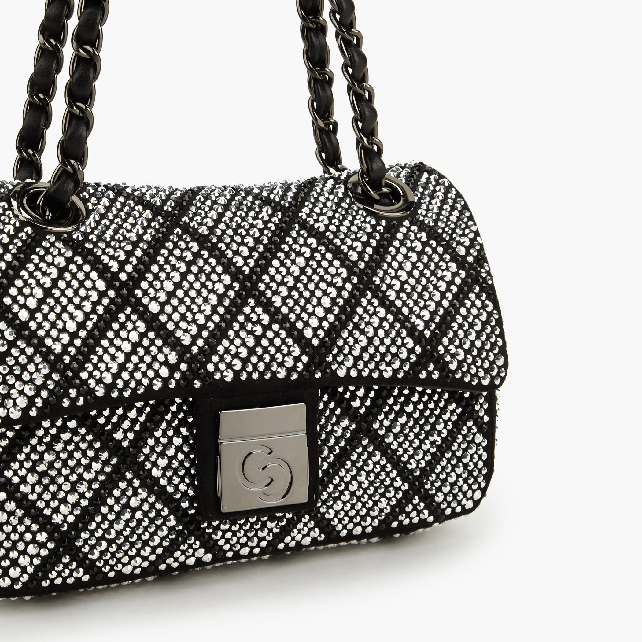 Celeste Embellished Crossbody Bag with Chain Strap-women-bagsandwallets-handbags-image-5