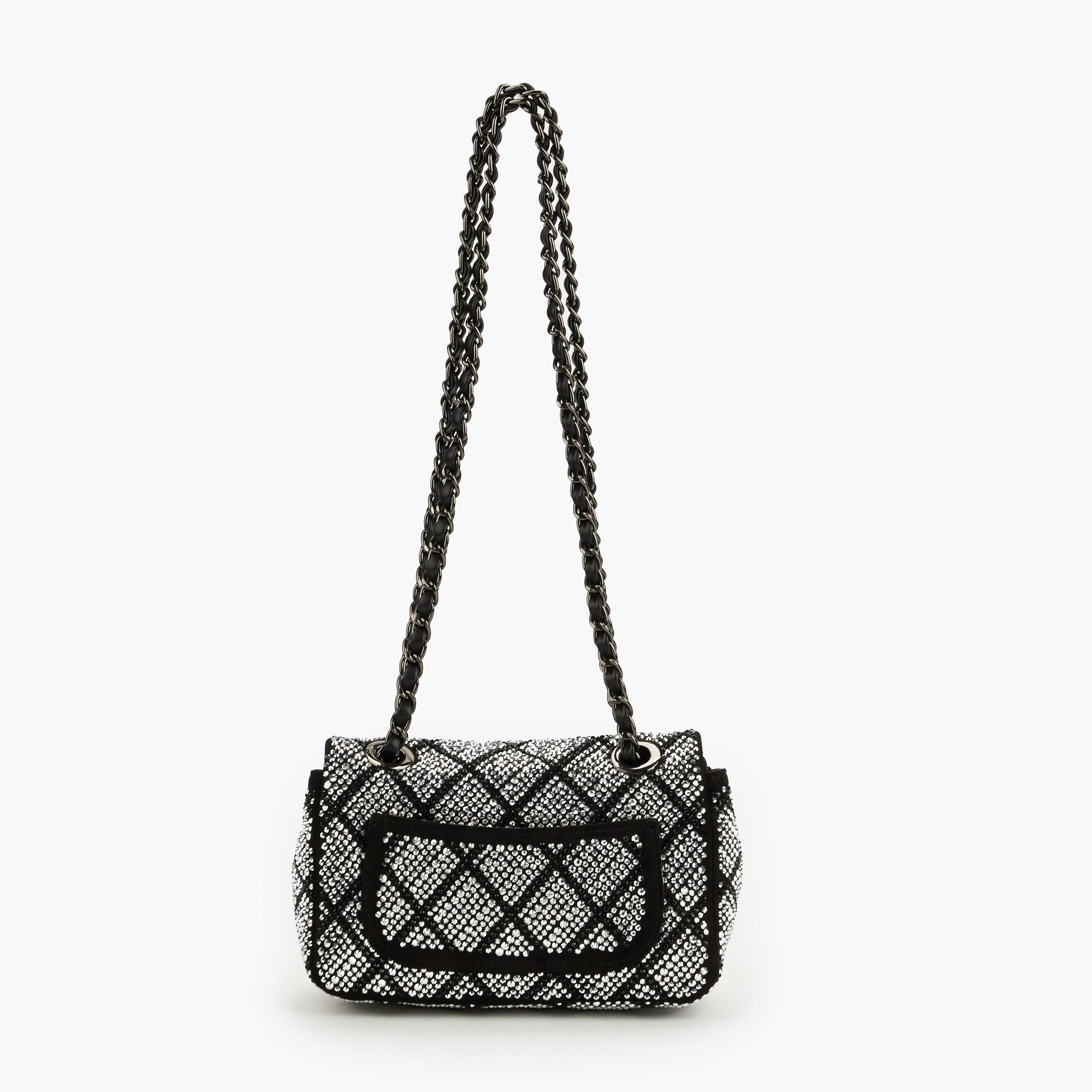 Celeste Embellished Crossbody Bag with Chain Strap-women-bagsandwallets-handbags-image-6