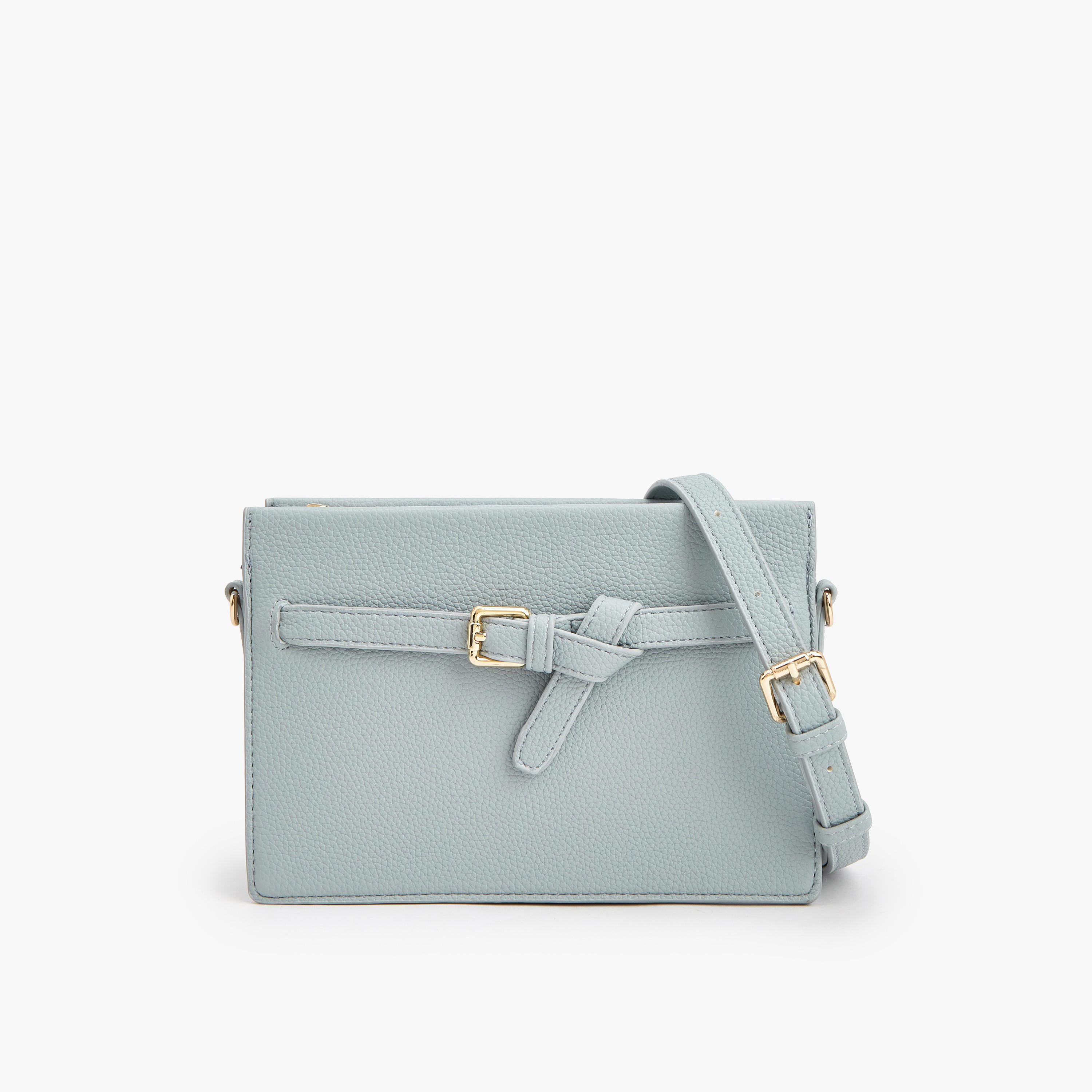 Le Confort Textured Crossbody Bag with Adjustable Strap-women-bagsandwallets-handbags-image-1