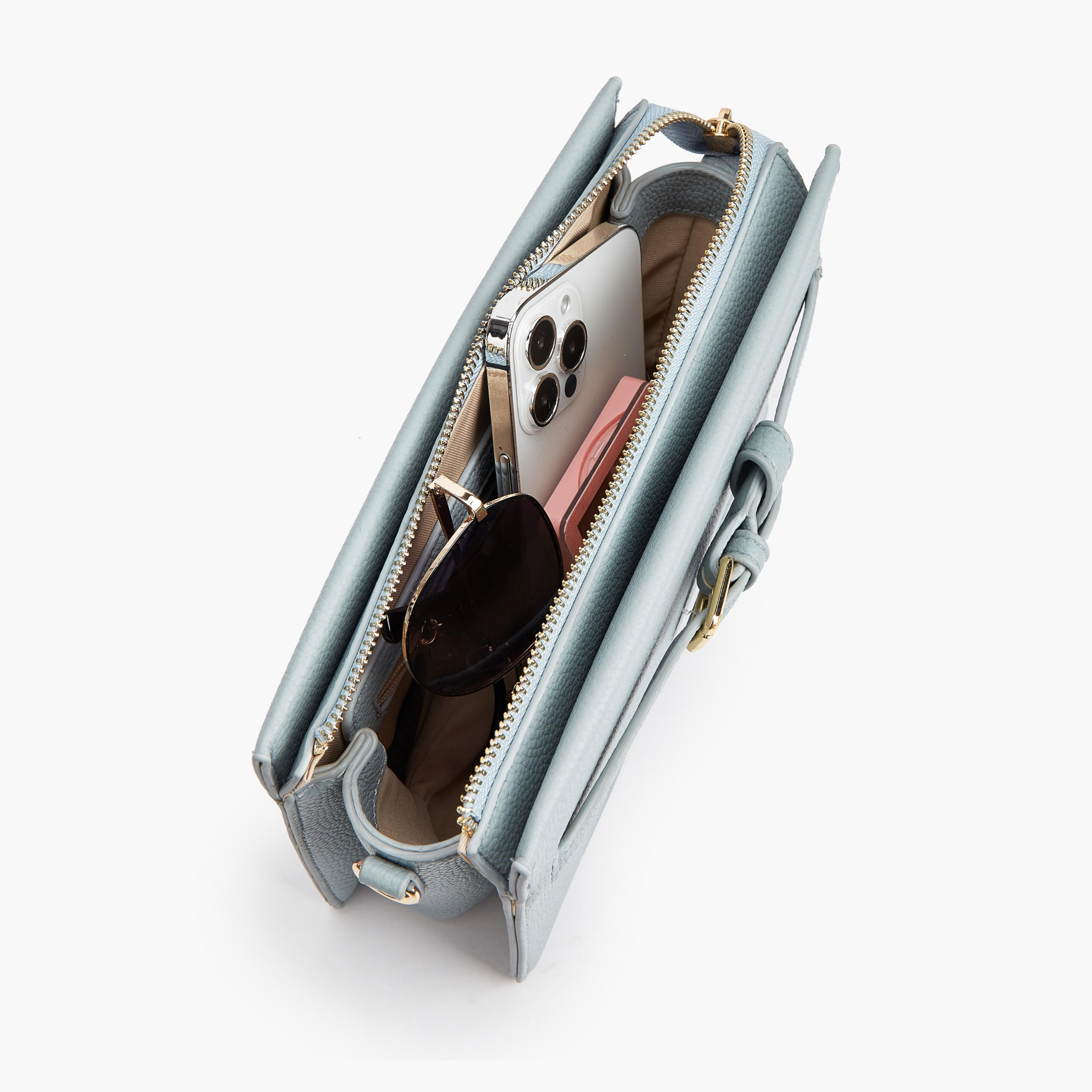 Le Confort Textured Crossbody Bag with Adjustable Strap-women-bagsandwallets-handbags-image-8