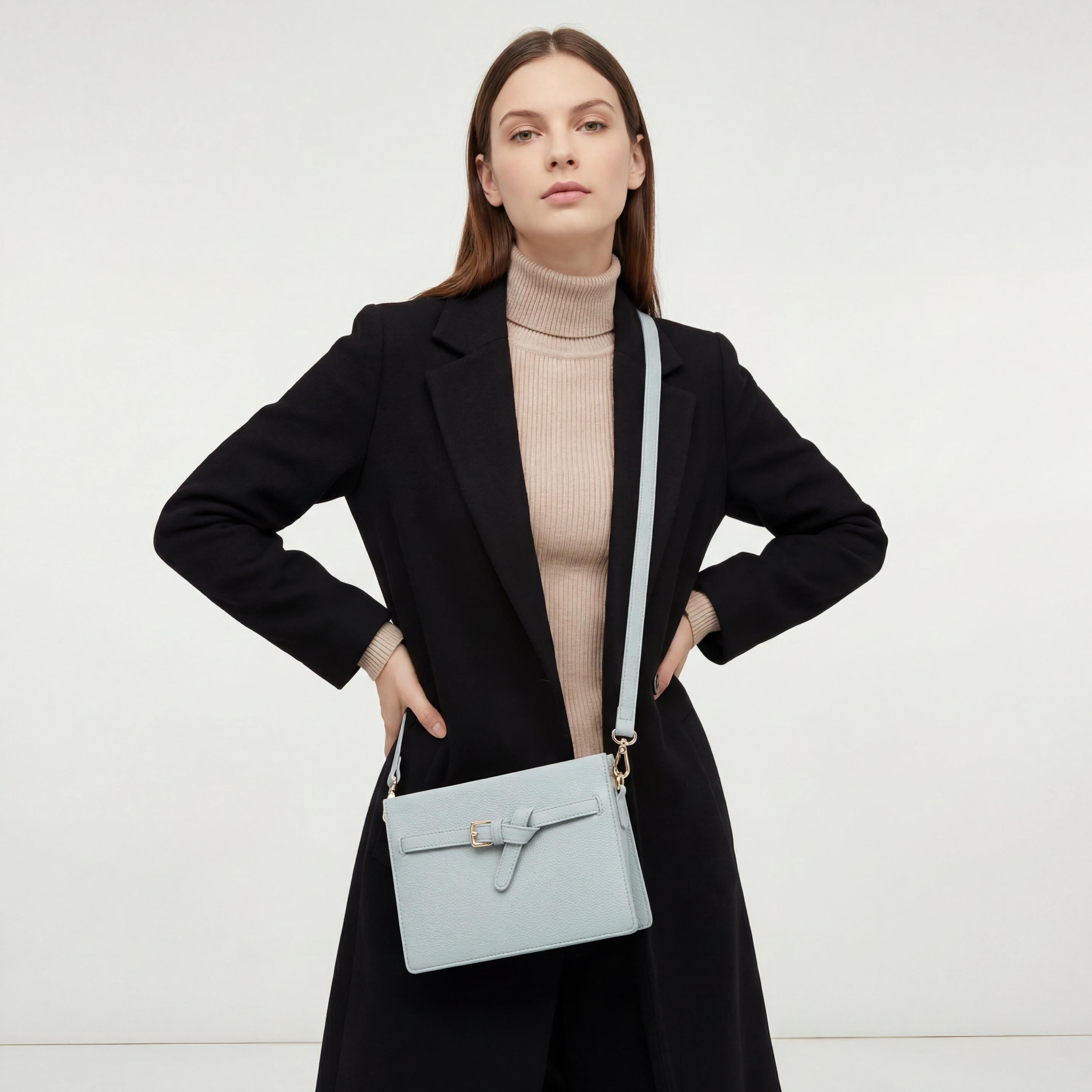 Le Confort Textured Crossbody Bag with Adjustable Strap-women-bagsandwallets-handbags-image-2