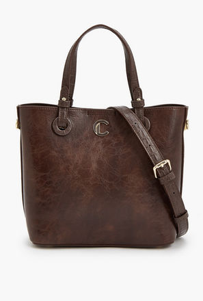 Le Confort Textured Tote Bag with Adjustable Strap-women-image-1