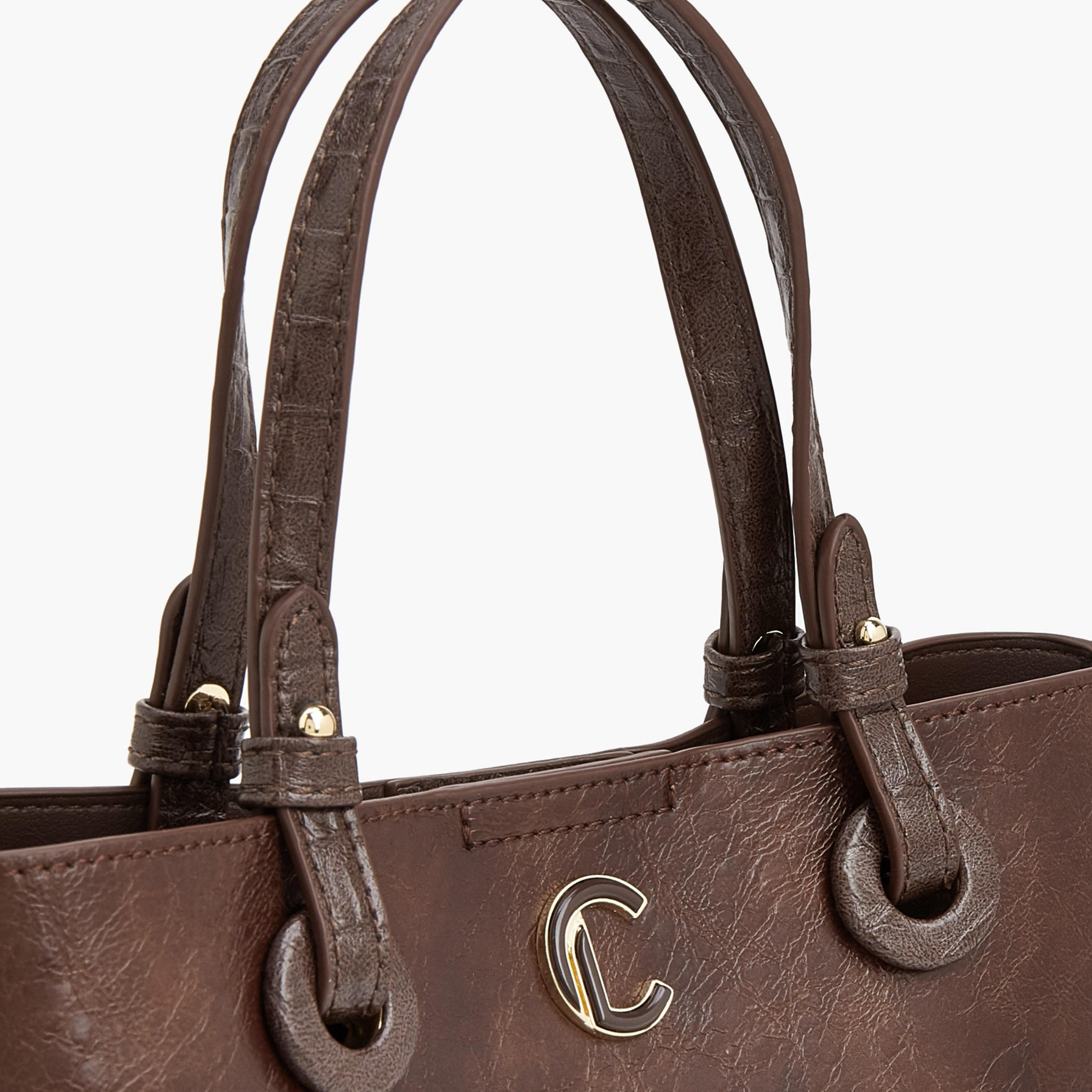 شنطة توتي بارزة الملمس مع حزام قابل للتعديل من لو كونفورت-women-bagsandwallets-handbags-image-5