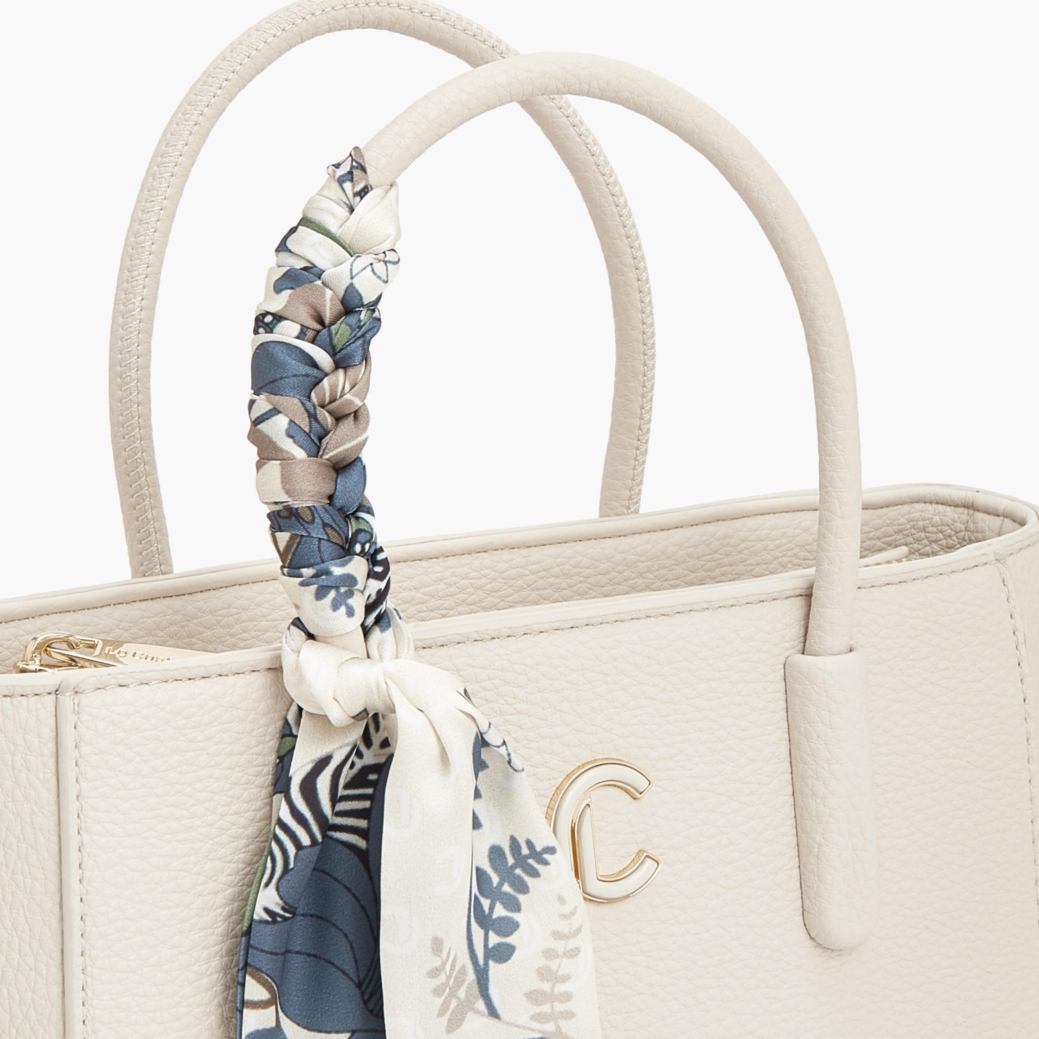 Le Confort Scarf Accent Tote Bag with Detachable Strap-women-bagsandwallets-handbags-image-5