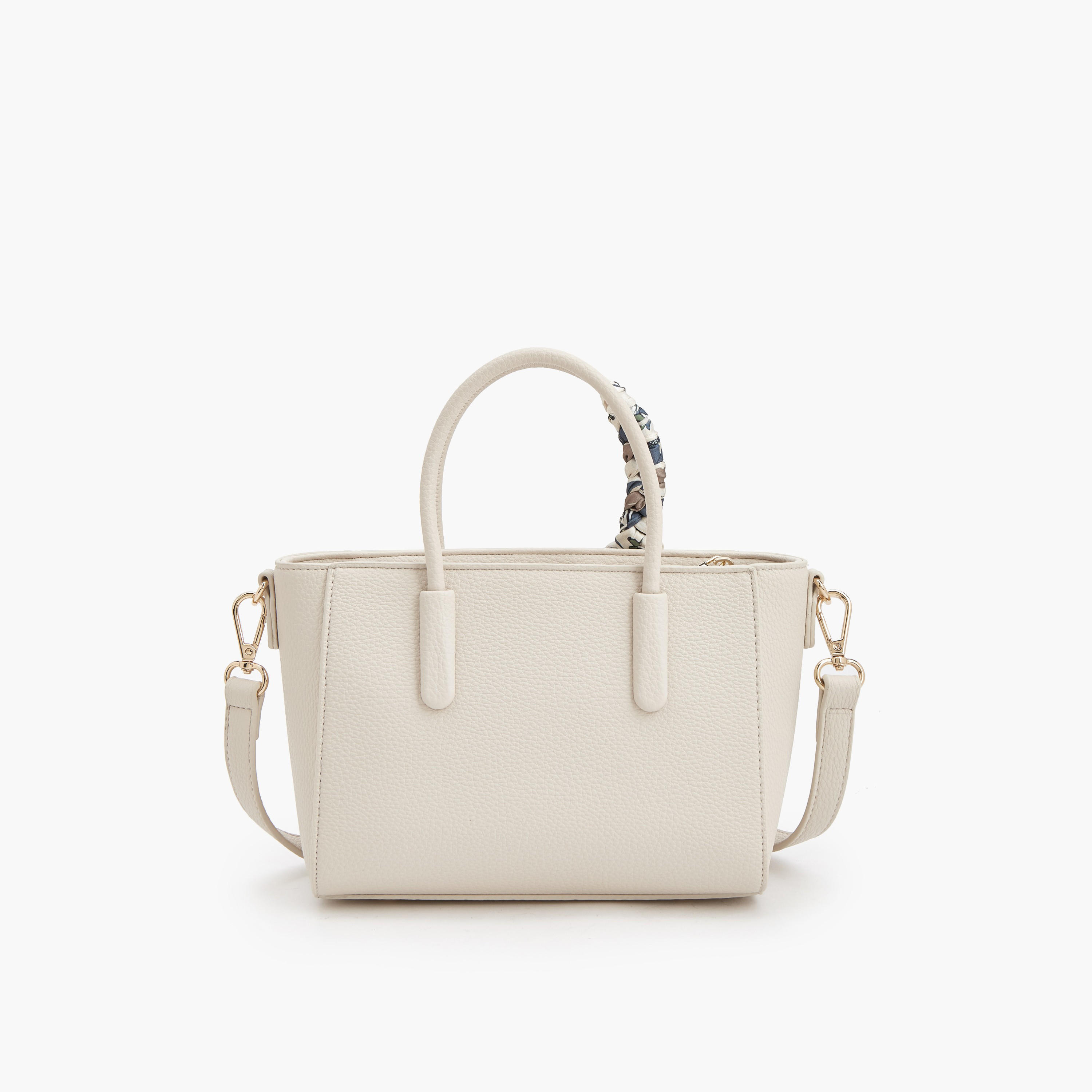 Le Confort Scarf Accent Tote Bag with Detachable Strap-women-bagsandwallets-handbags-image-6