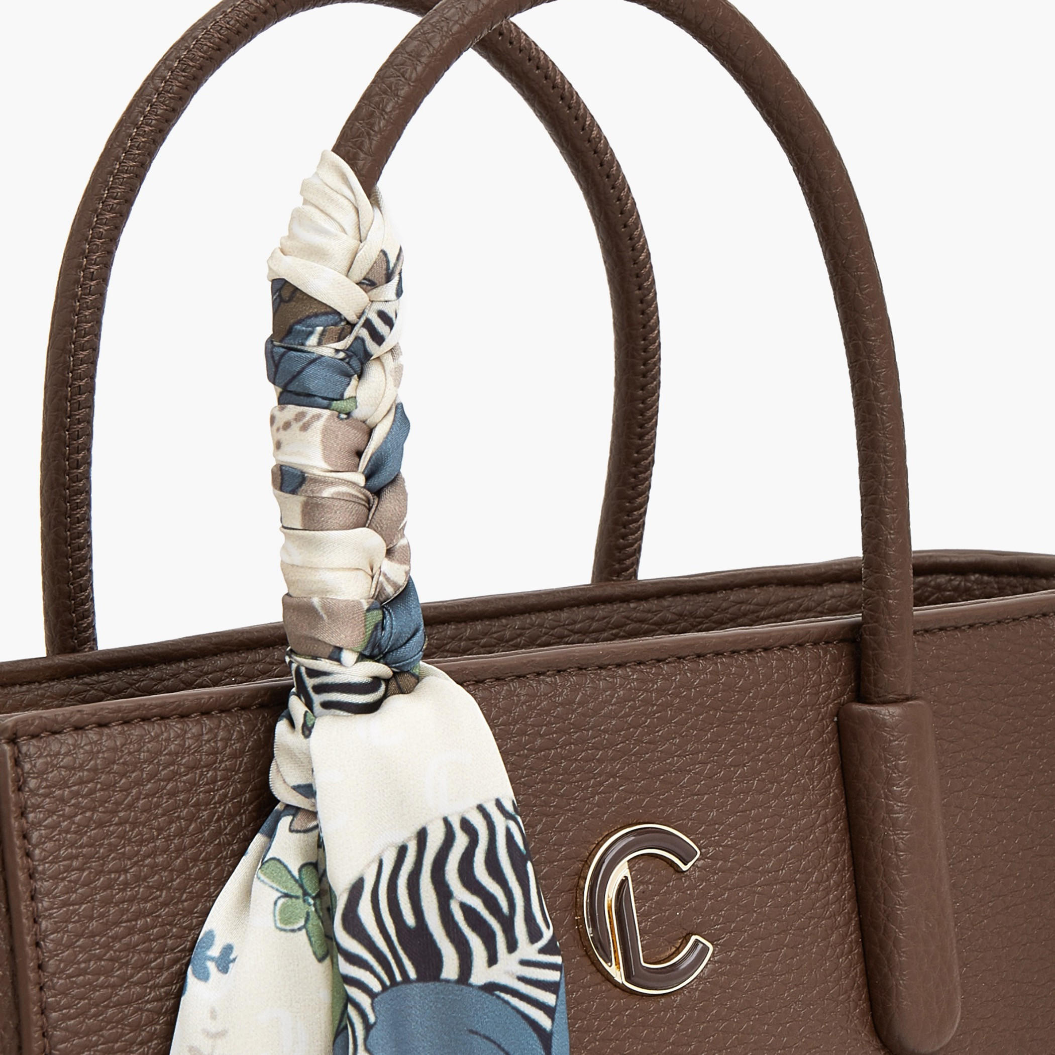 Le Confort Scarf Accent Tote Bag with Detachable Strap-women-bagsandwallets-handbags-image-6