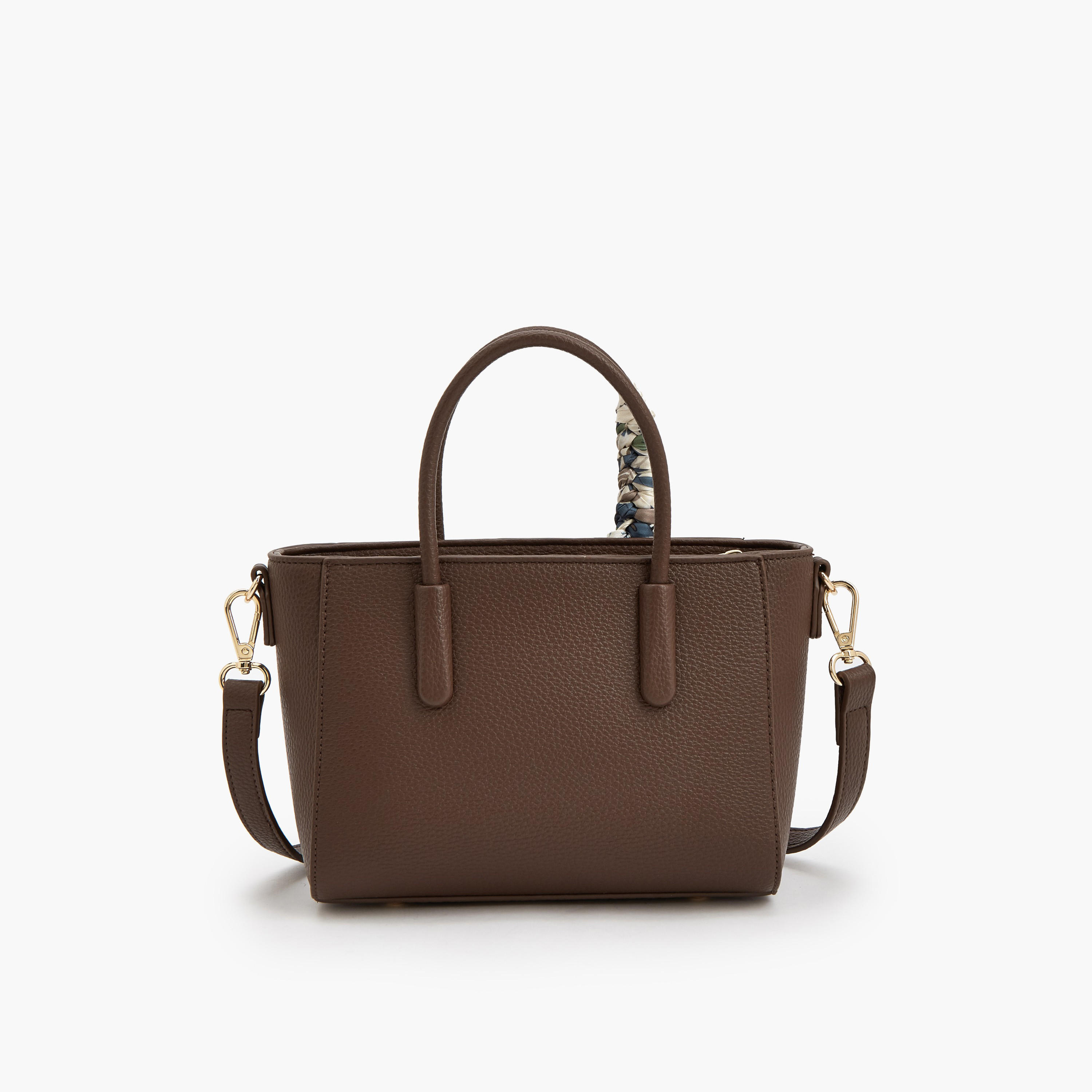 Le Confort Scarf Accent Tote Bag with Detachable Strap-women-bagsandwallets-handbags-image-7