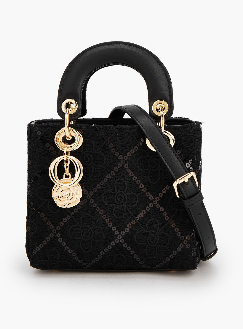 شنطة توتي دانتيل بطبعات زهور مع تفاصيل زينة من لو كونفورت-women-bagsandwallets-handbags-image-1