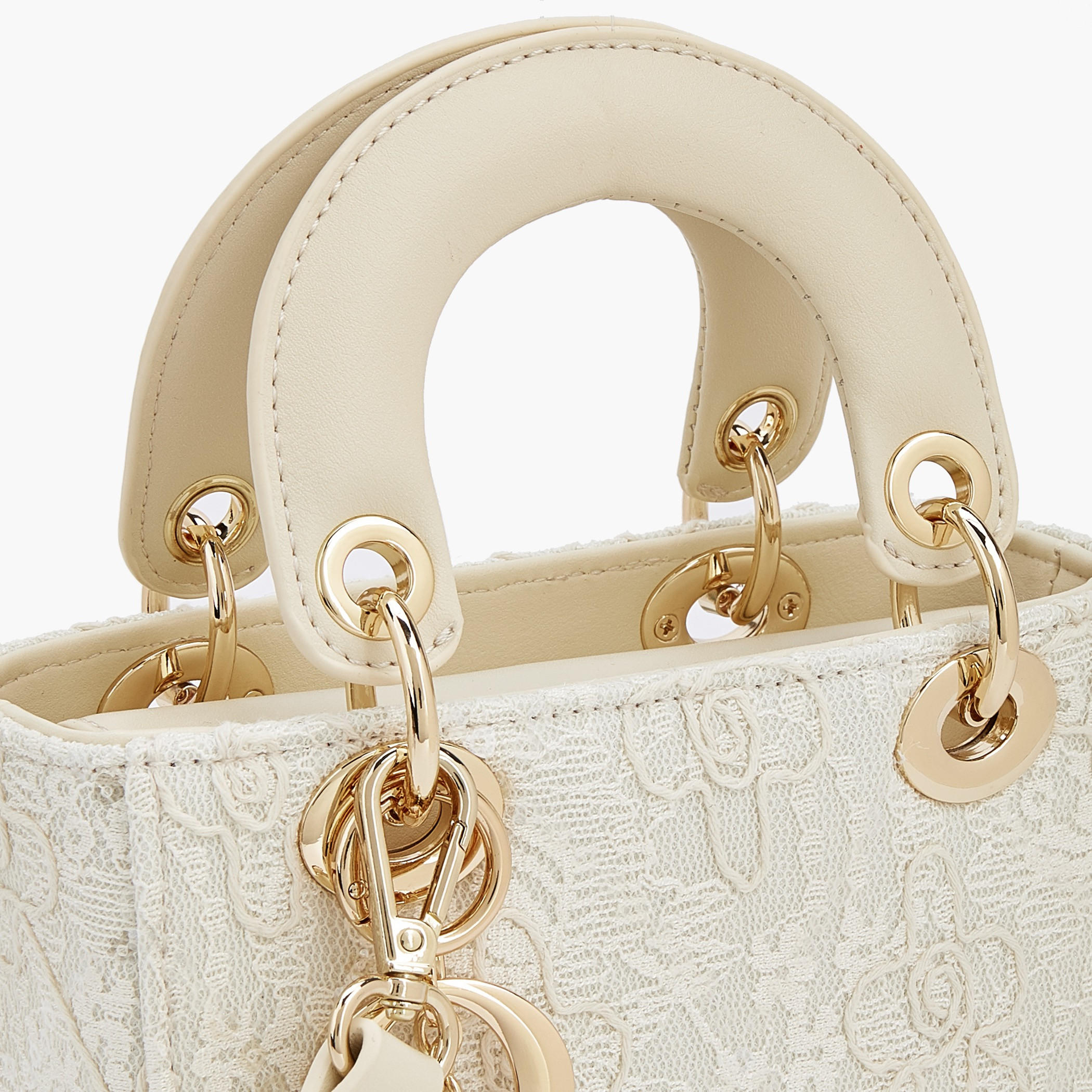 Le Confort Floral Lace Tote Bag with Charm Detail-women-bagsandwallets-handbags-image-6