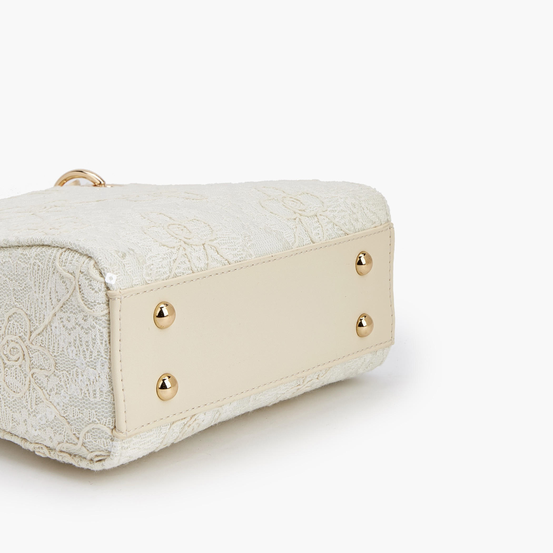 Le Confort Floral Lace Tote Bag with Charm Detail-women-bagsandwallets-handbags-image-7