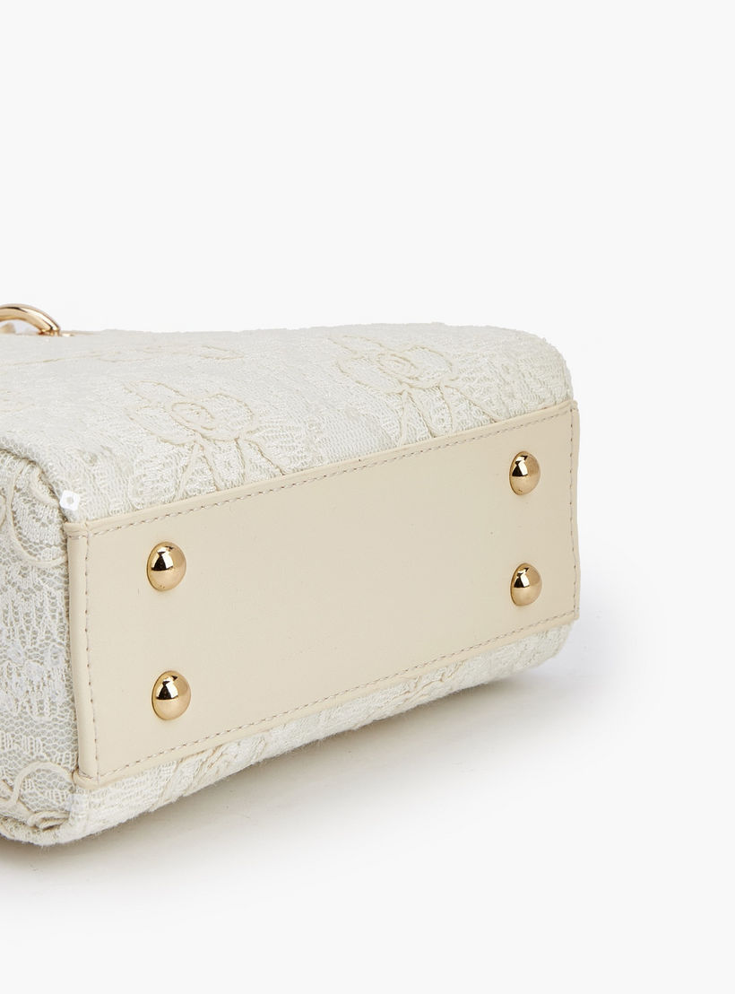 Le Confort Floral Lace Tote Bag with Charm Detail-women-bagsandwallets-handbags-image-7