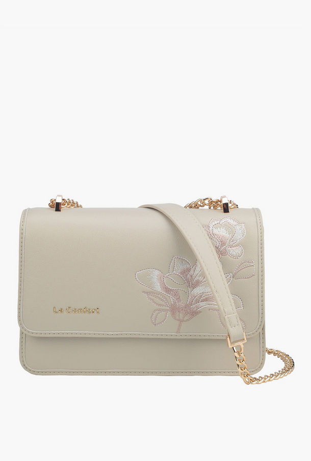 شنطة كروس بودي بتطريزات زهور وإغلاق بزر من لو كونفورت-women-bagsandwallets-handbags-image-1