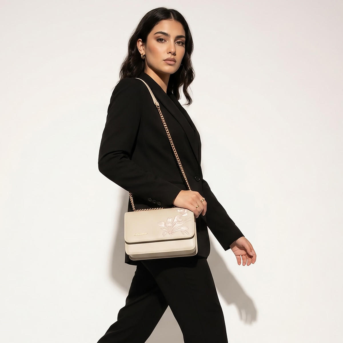 Le Confort Floral Embroidered Crossbody Bag with Button Closure-women-bagsandwallets-handbags-image-2