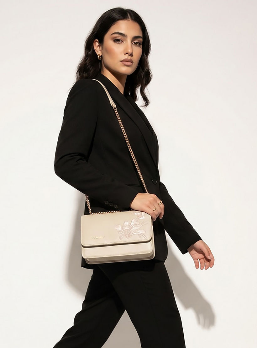 Le Confort Floral Embroidered Crossbody Bag with Button Closure-women-bagsandwallets-handbags-image-2