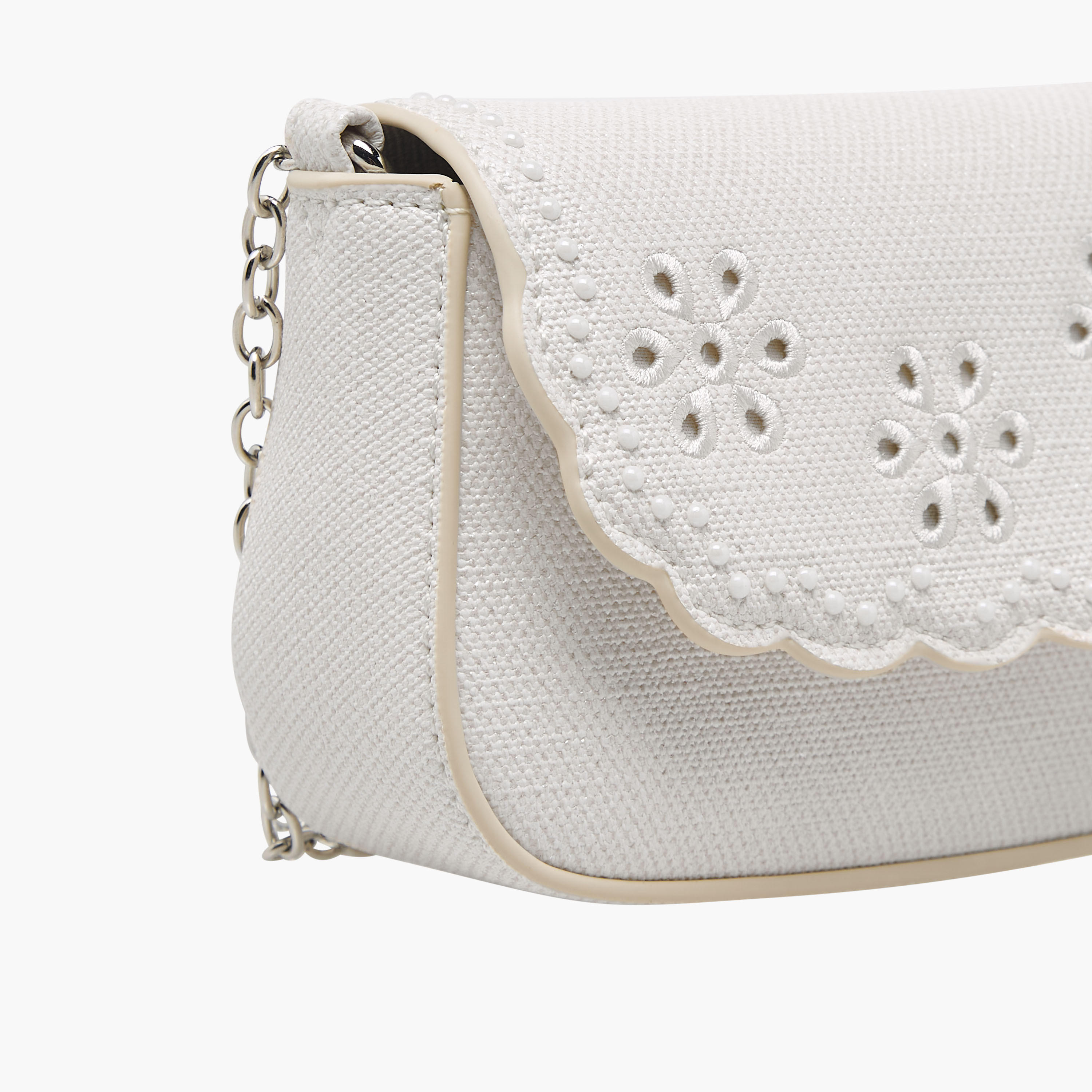 Little Missy Embroidered Crossbody Bag with Chain Strap-girls-accessories-bags-image-5