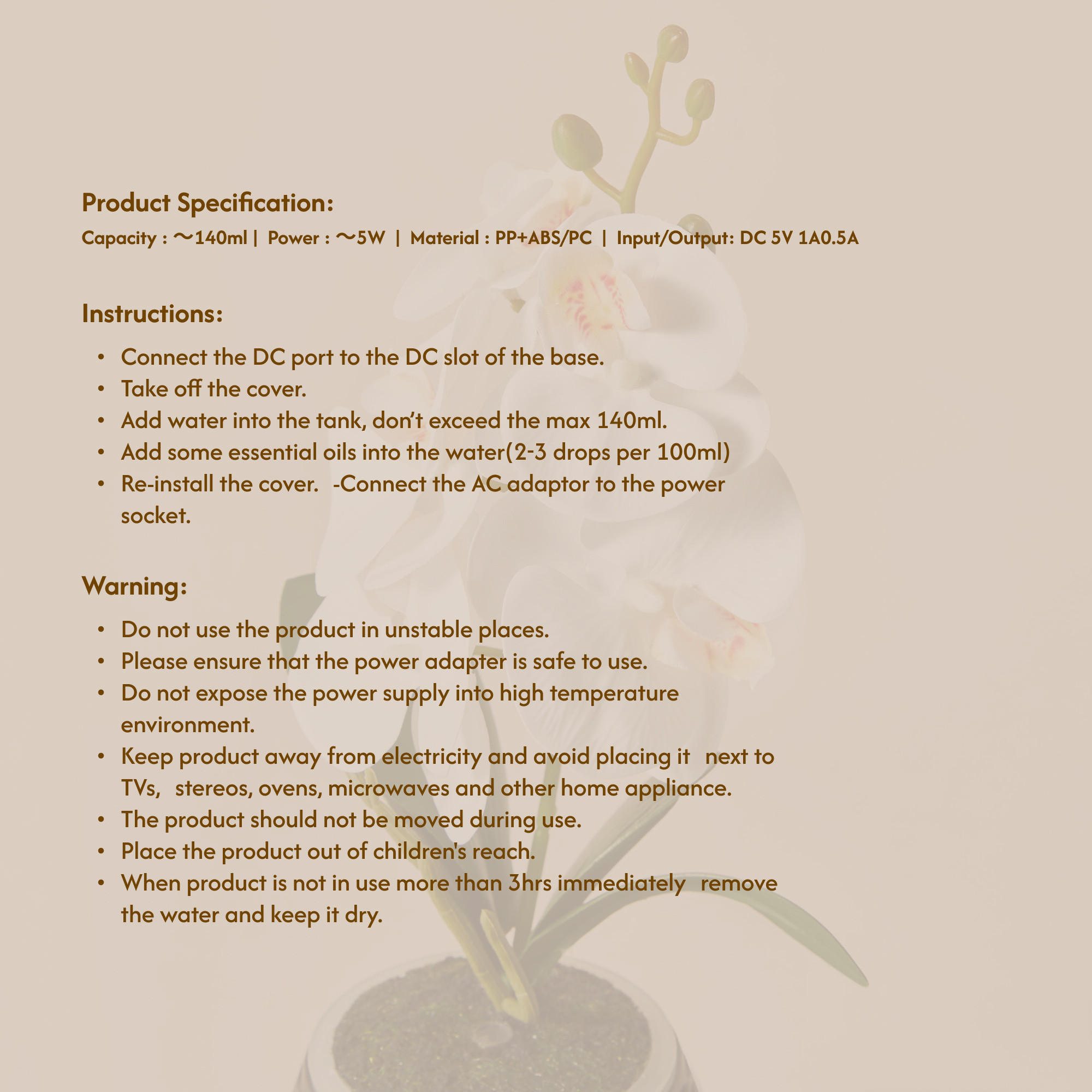 Florelle Botanical Aroma Diffuser-household-homefragrance-airrevitalisersandhumidifiers-image-9