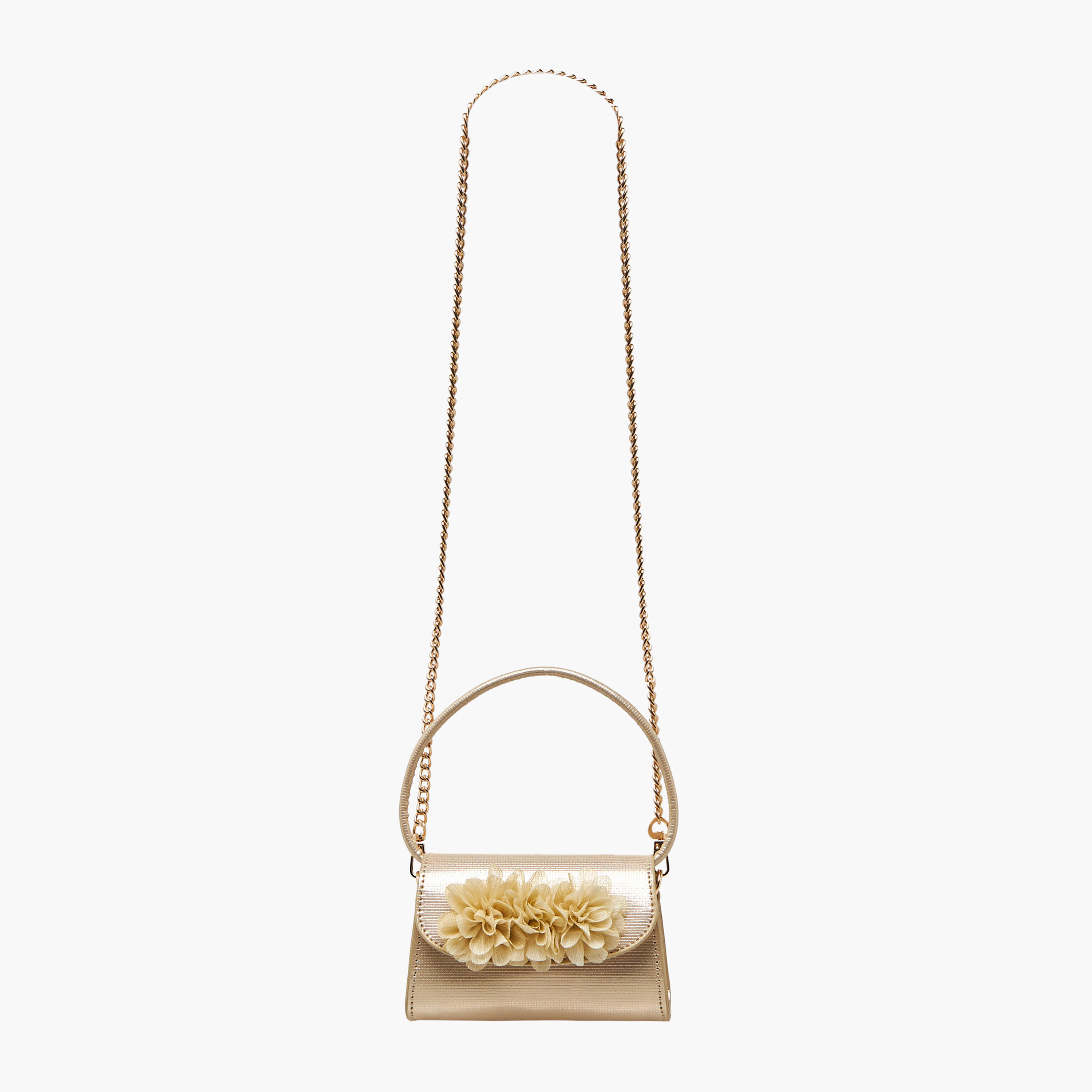 Celeste Floral Applique Crossbody Bag with Chain Strap-girls-accessories-bags-image-2