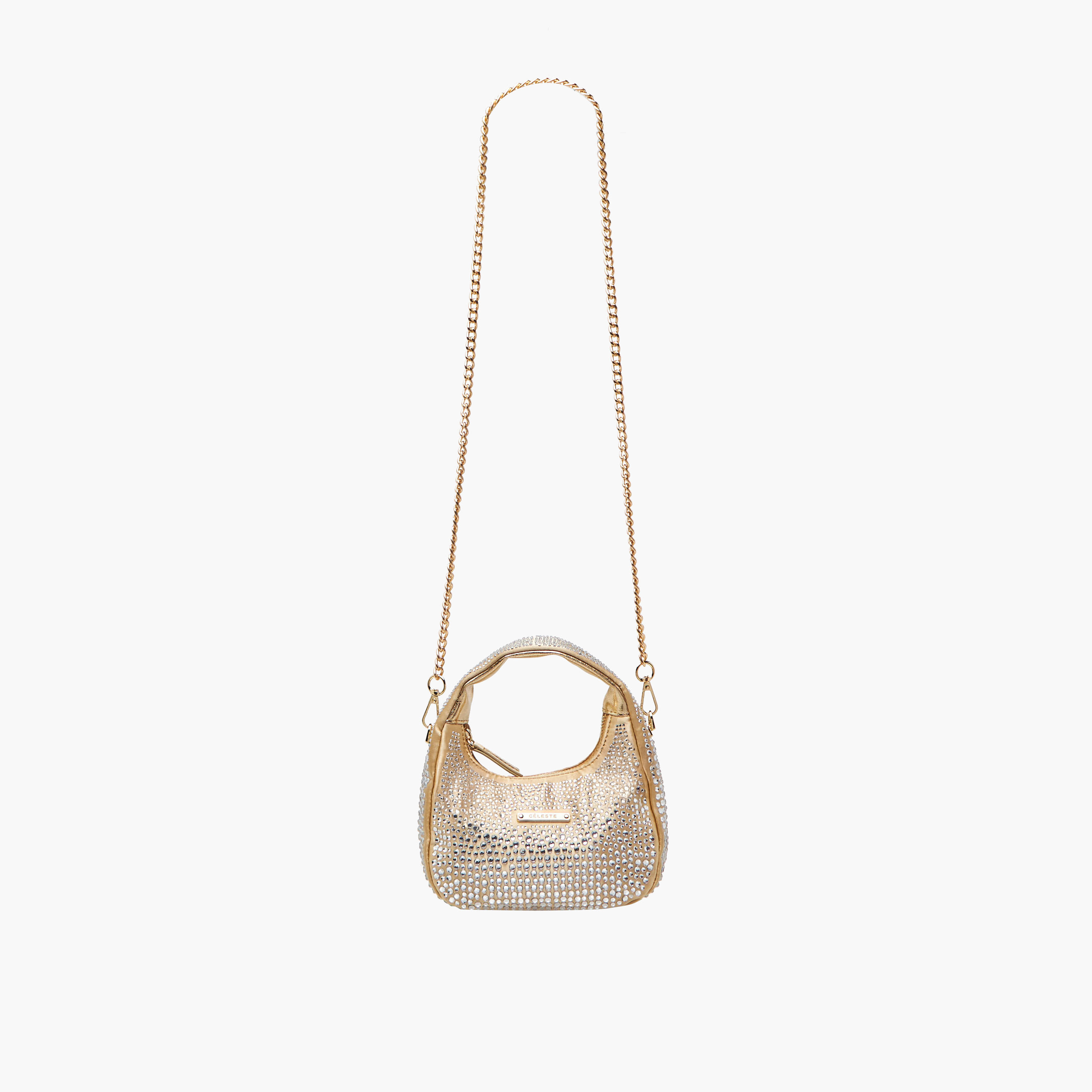 Celeste Embellished Hobo Bag with Chain Strap-girls-accessories-bags-image-3