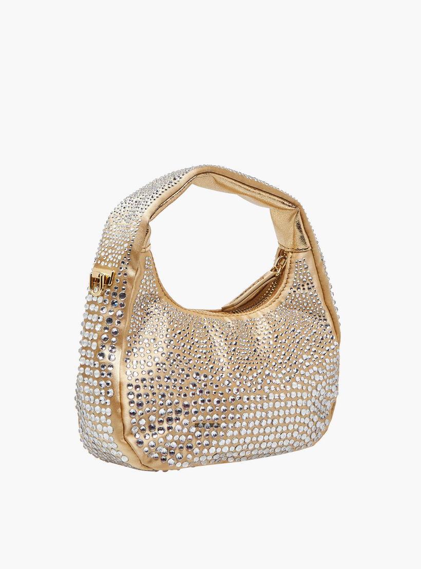 Celeste Embellished Hobo Bag with Chain Strap-girls-accessories-bags-image-4