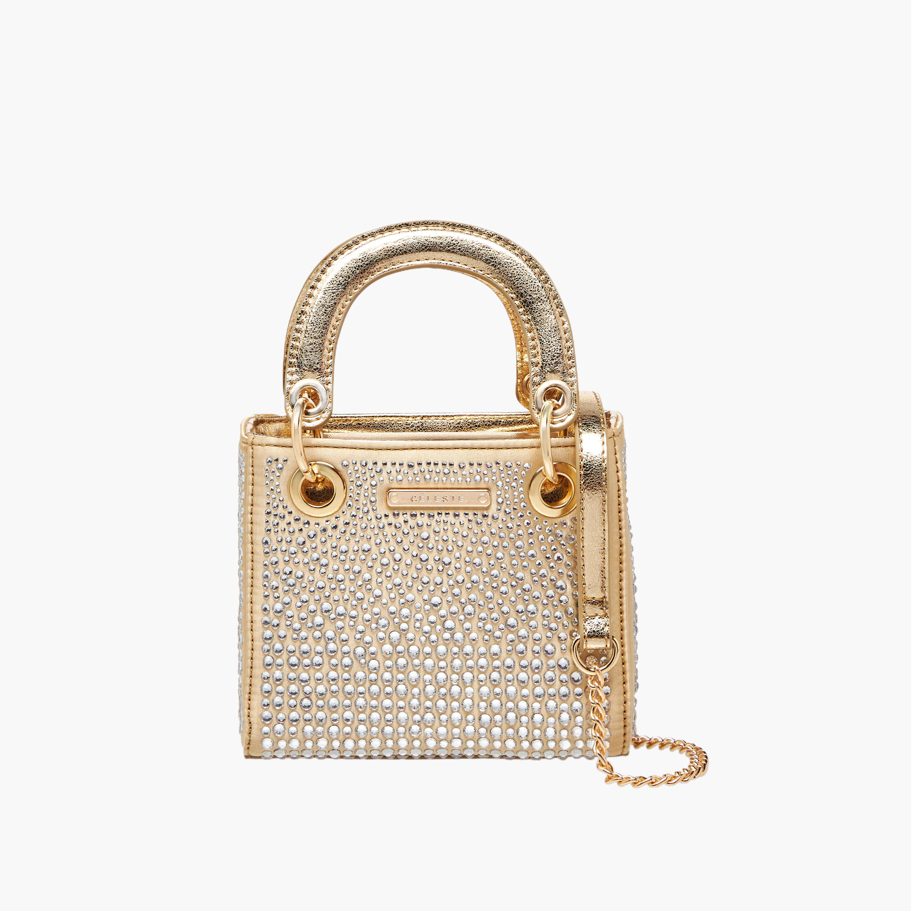 Celeste Embellished Crossbody Bag with Chain Strap-girls-accessories-bags-image-1