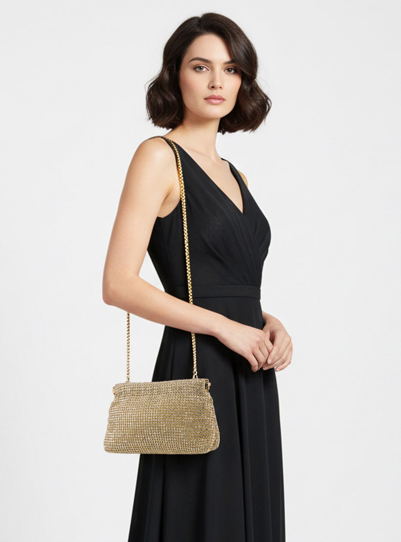 Celeste Embellished Clutch with Chain Strap-women-bagsandwallets-handbags-image-2