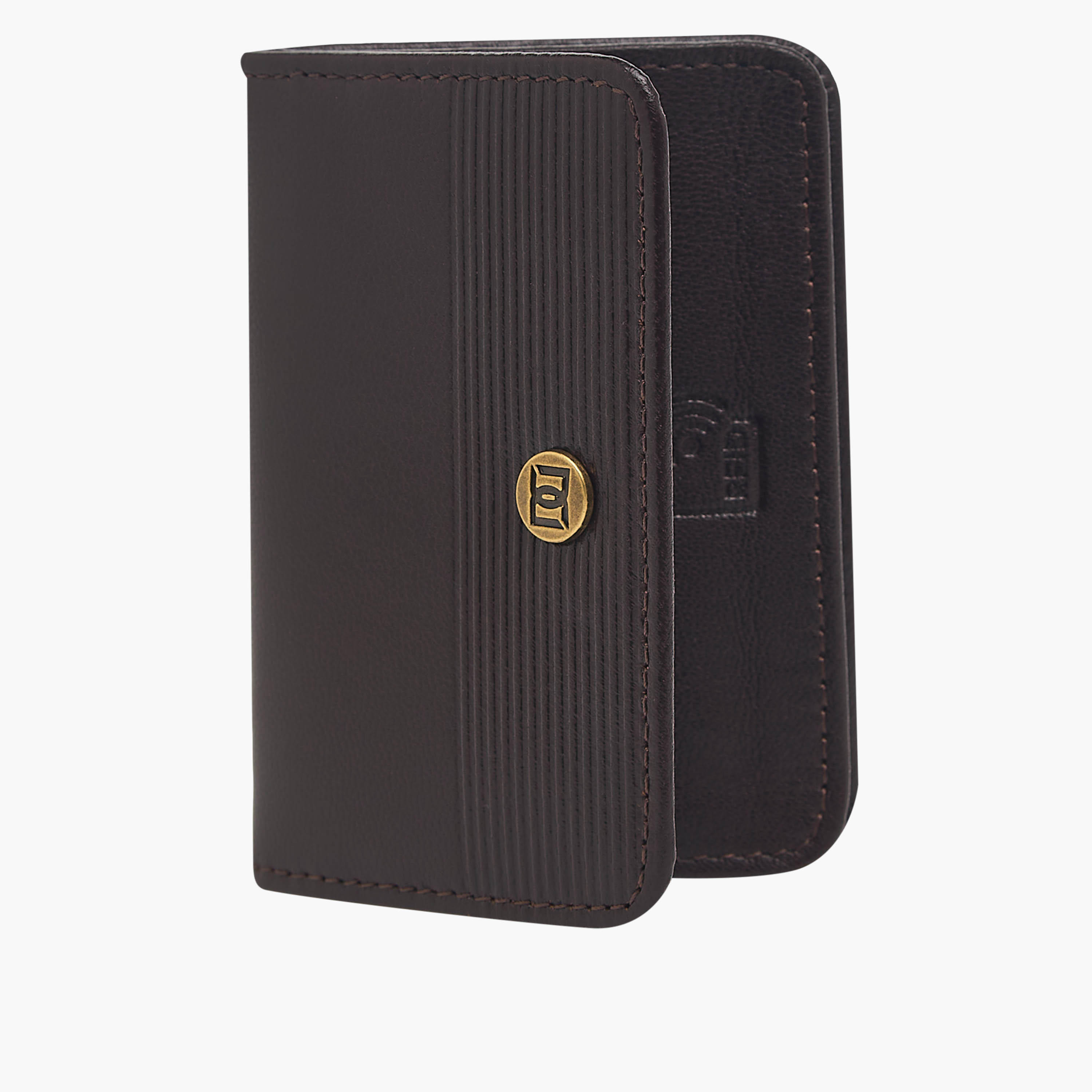 Duchini Mens Bi-Fold Leather Card Holder-men-beltsandwallets-wallets-image-2