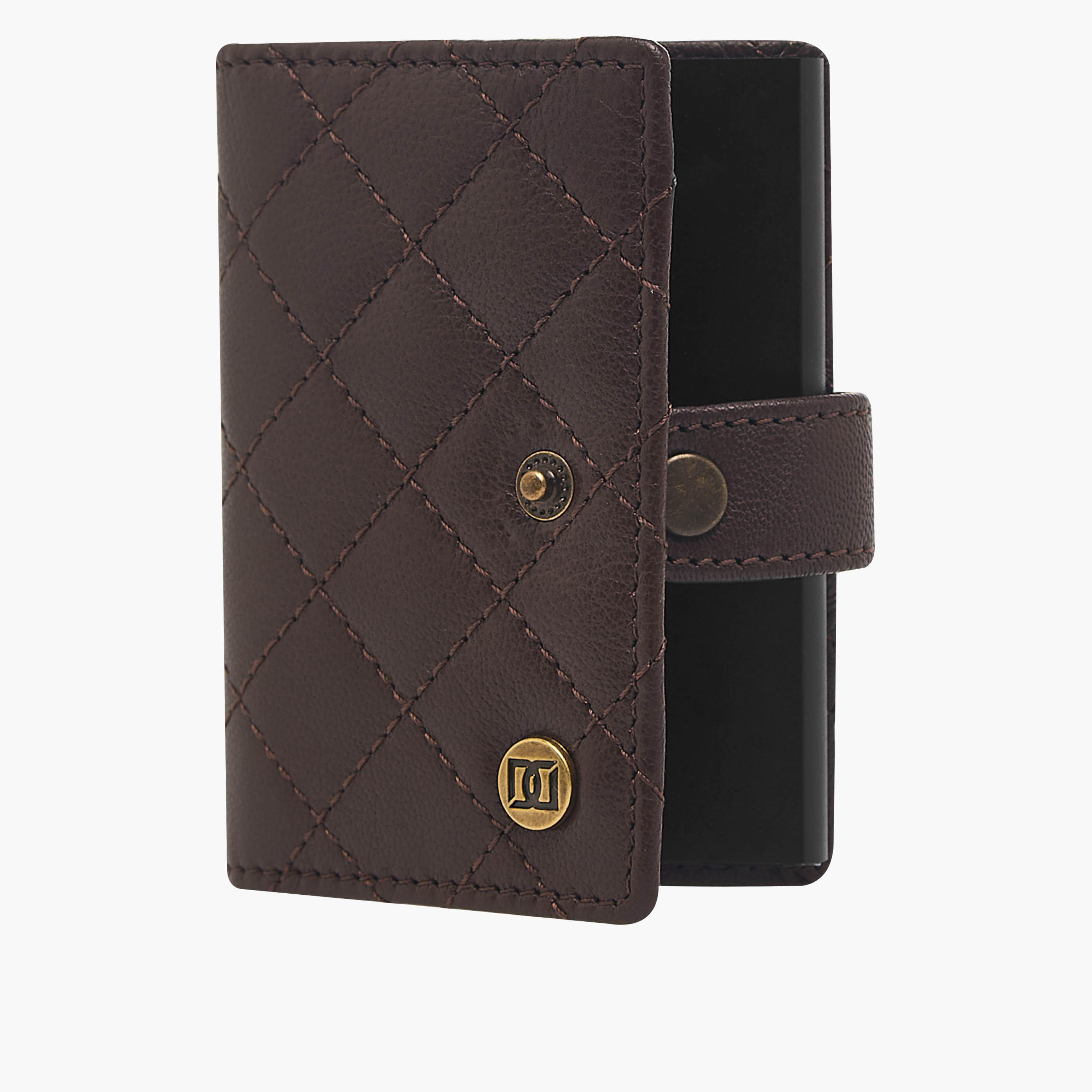 Duchini Men Bi-Fold Leather Automatic Card Holder-men-beltsandwallets-wallets-image-1