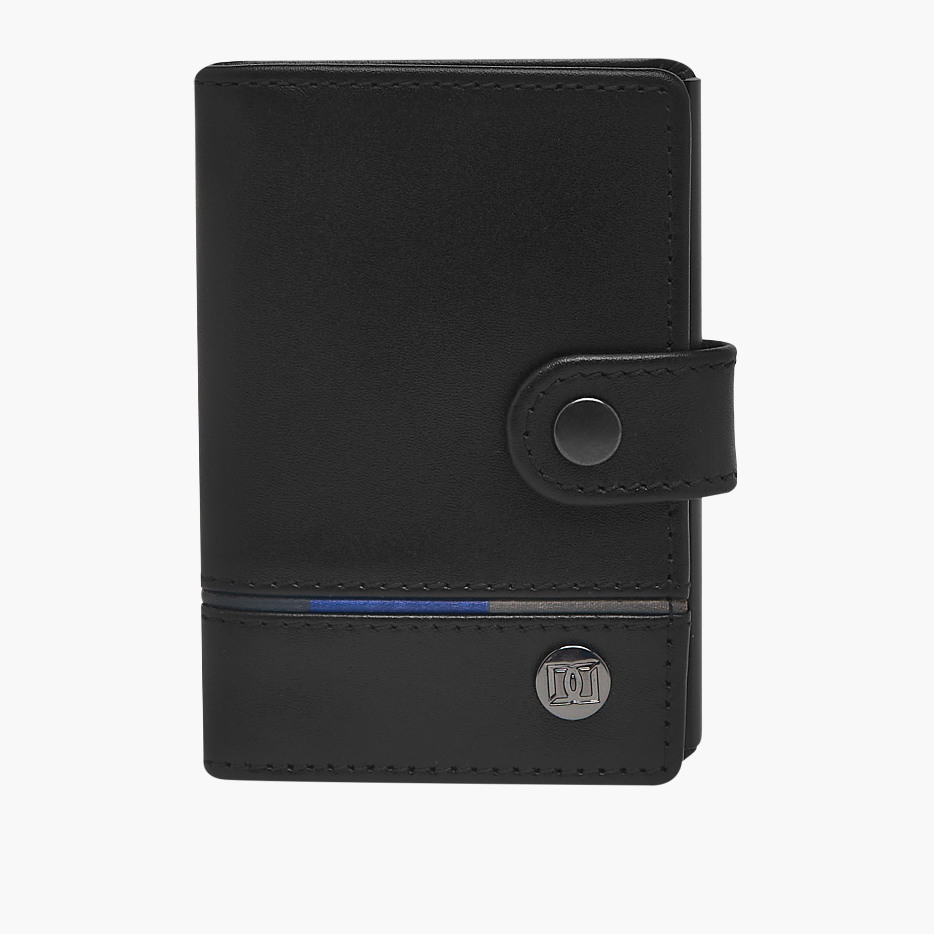 Duchini Men Bi-Fold Leather Automatic Card Holder-men-beltsandwallets-wallets-image-1