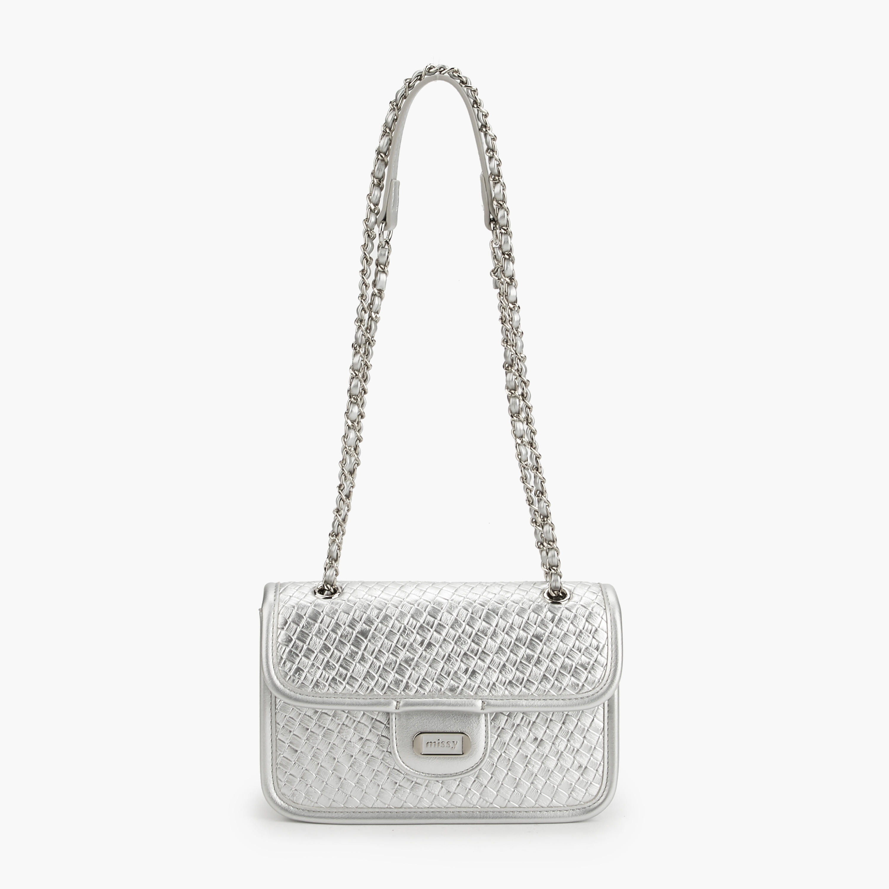 شنطة كروسبودي مبطنة ومنسوجة بمقابض من ميسي-women-bagsandwallets-handbags-image-1
