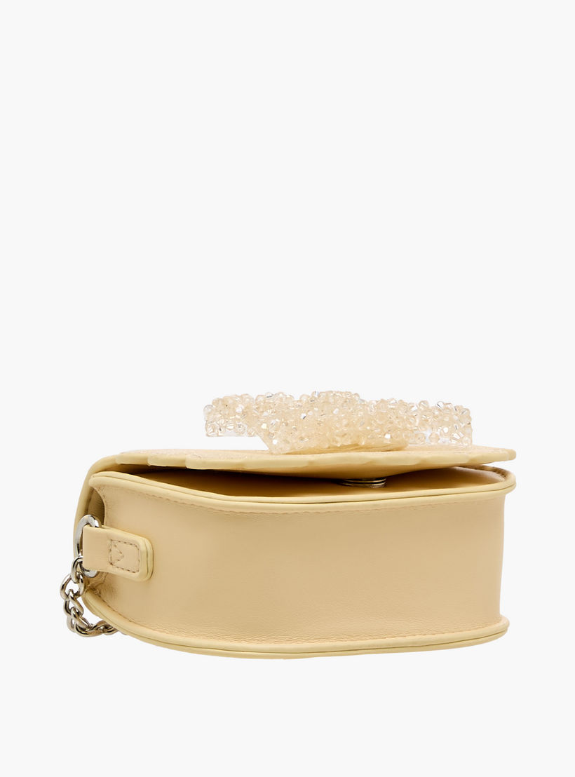 Little Missy Bow Embellished Crossbody Bag with Chain Strap-girls-accessories-bags-image-7