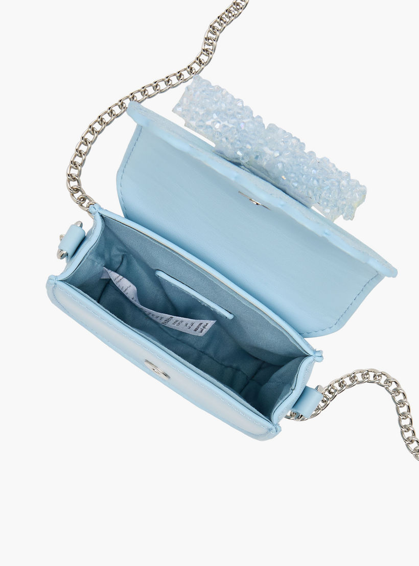 Little Missy Bow Embellished Crossbody Bag with Chain Strap-girls-accessories-bags-image-8