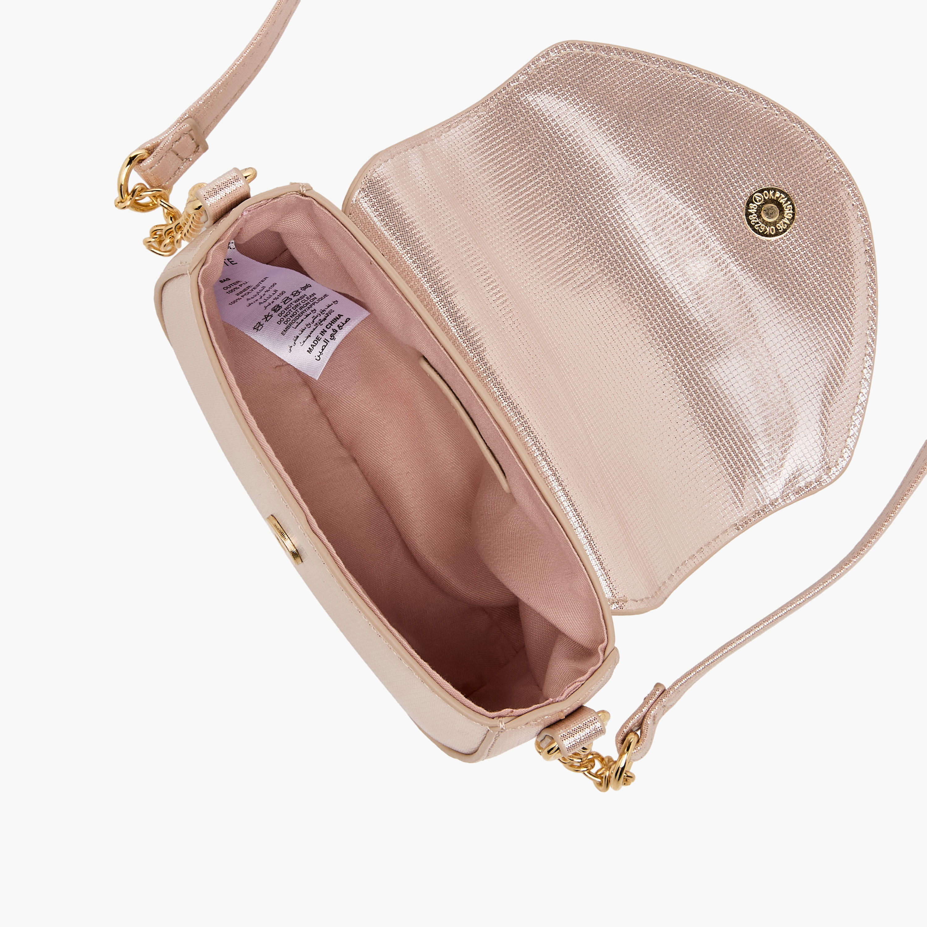 Celeste Bow Embellished Crossbody Bag with Chain Strap-girls-accessories-bags-image-8