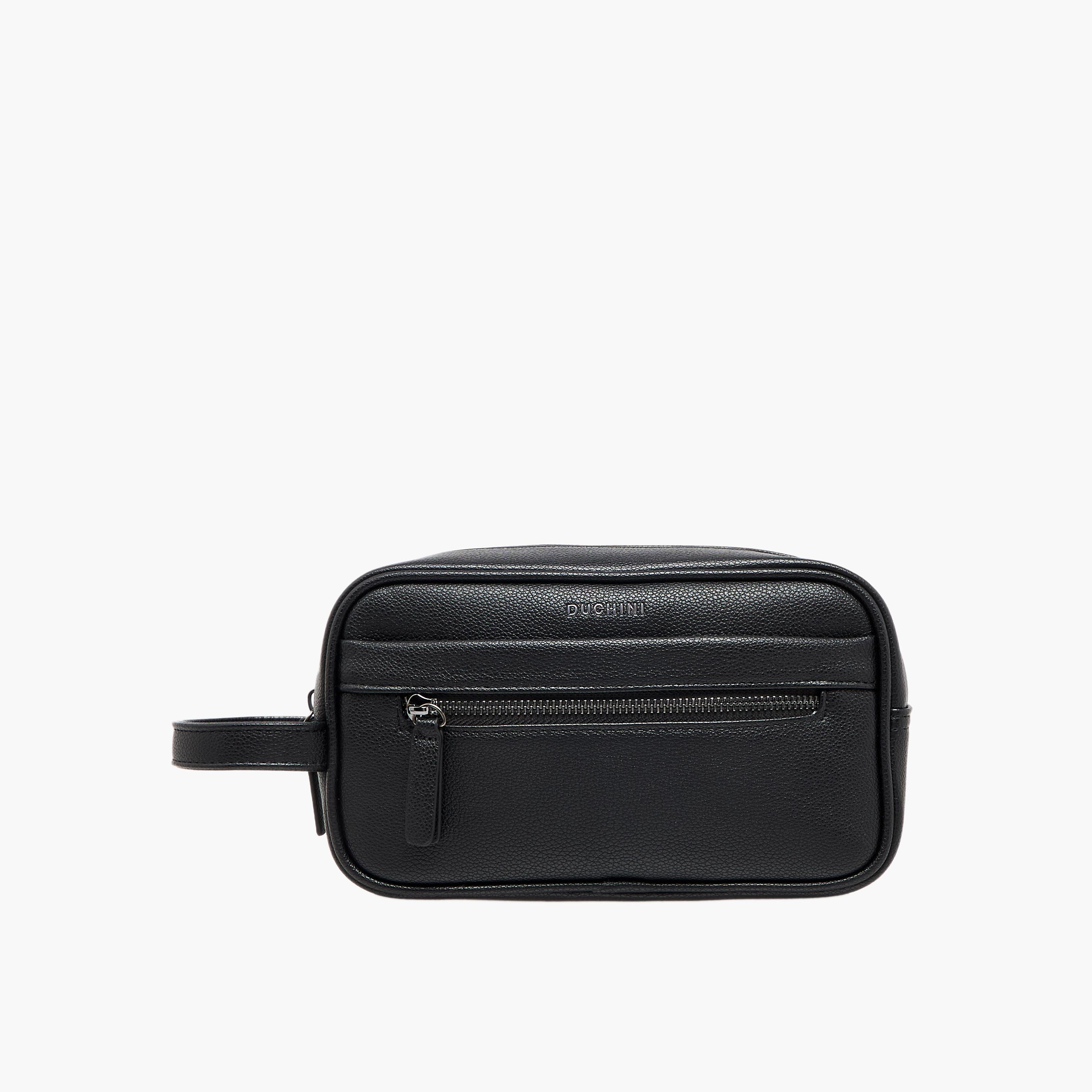 Duchini Men Solid  Wrist Strap Pouch-men-bags-image-1