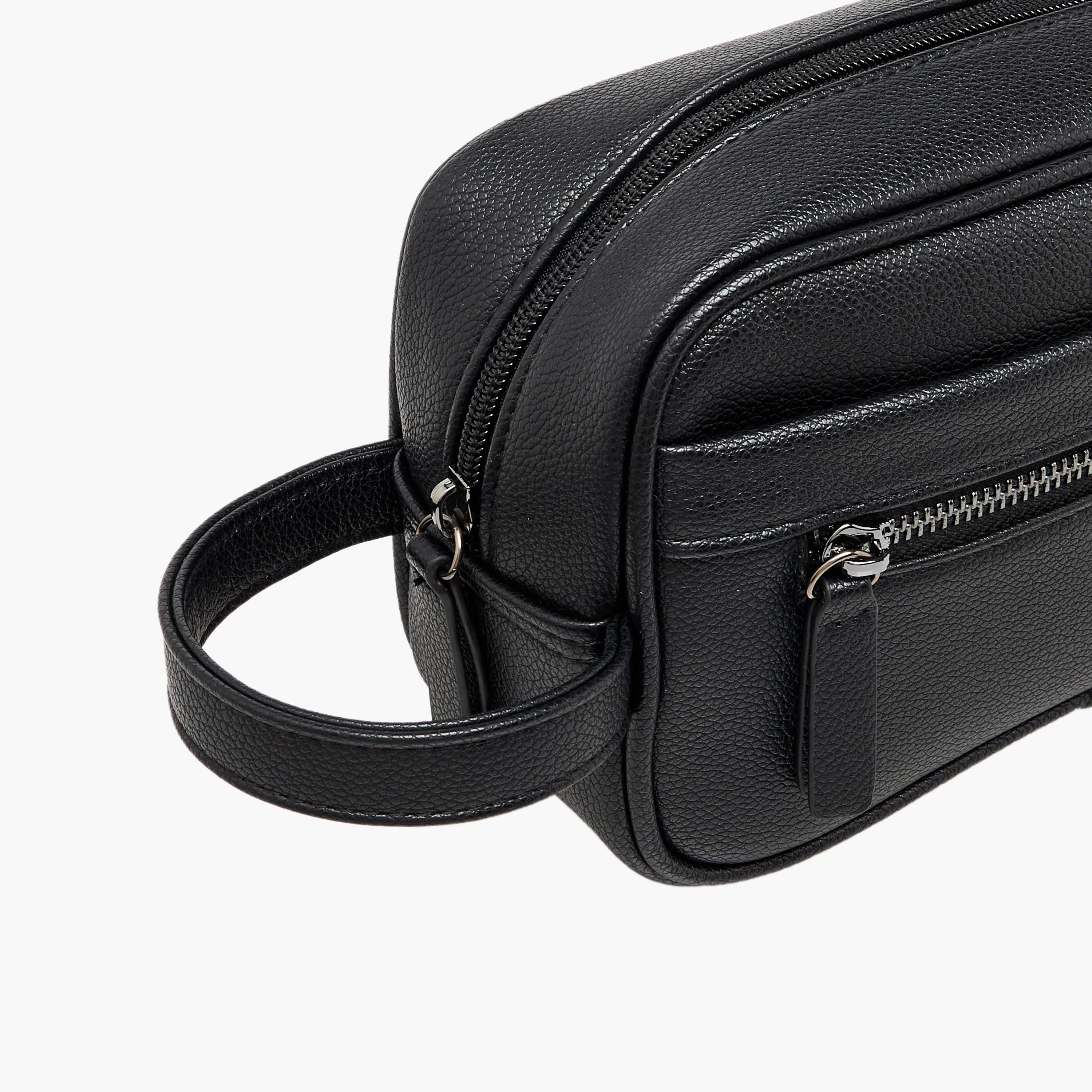 Duchini Men Solid  Wrist Strap Pouch-men-bags-image-4