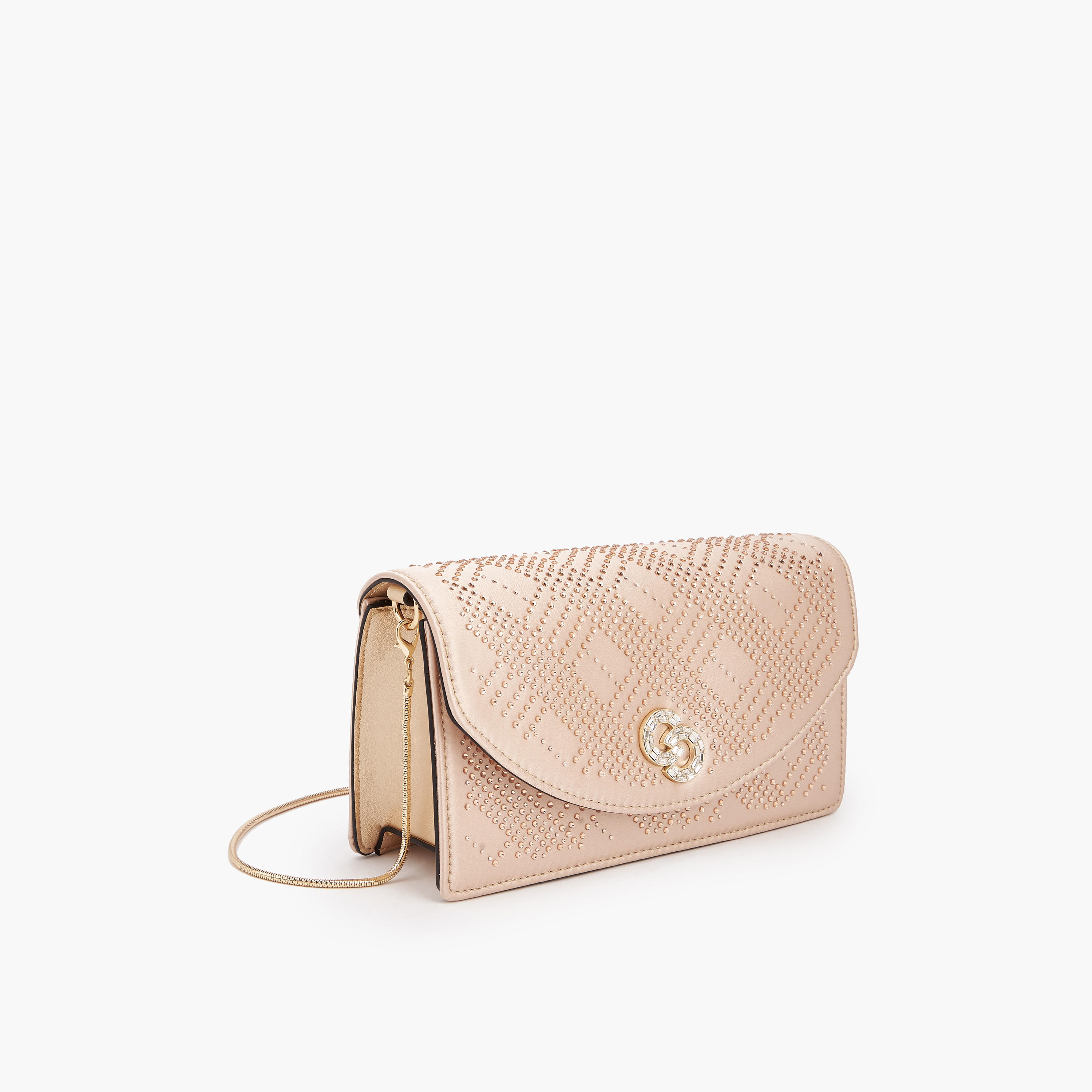Celeste Embellished Crossbody Bag with Detachable Chain Strap-women-bagsandwallets-handbags-image-4