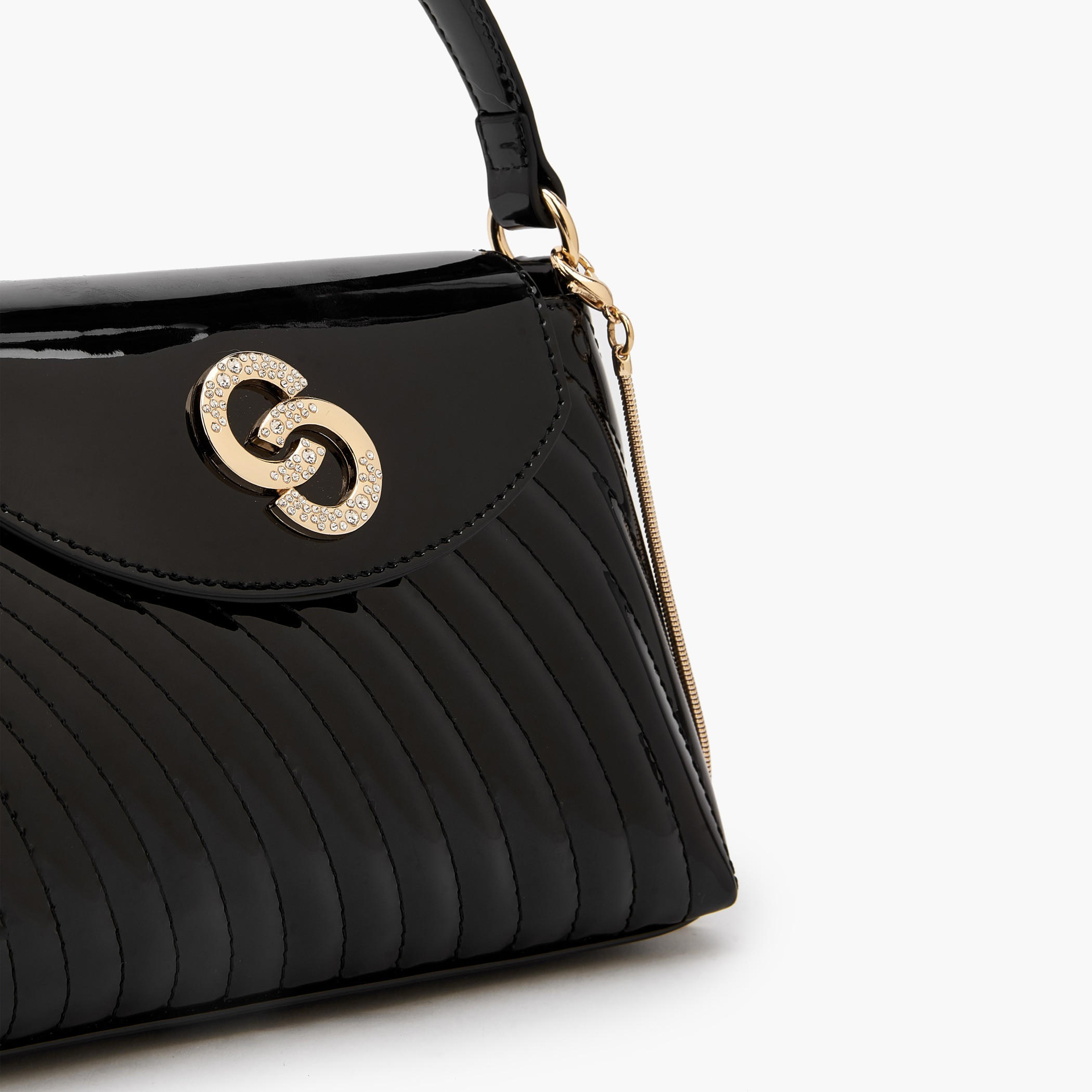 Celeste Quilted Crossbody Bag with Chain Strap-women-bagsandwallets-handbags-image-5