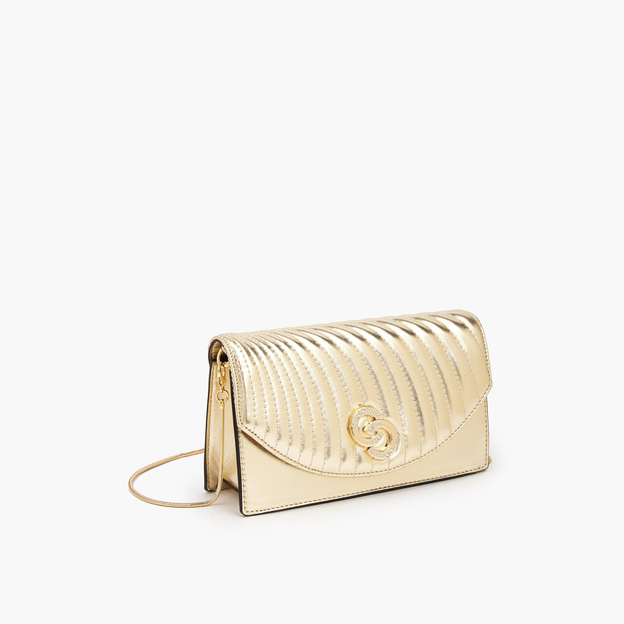 Celeste Quilted Crossbody Bag with Detachable Chain Strap-women-bagsandwallets-handbags-image-4