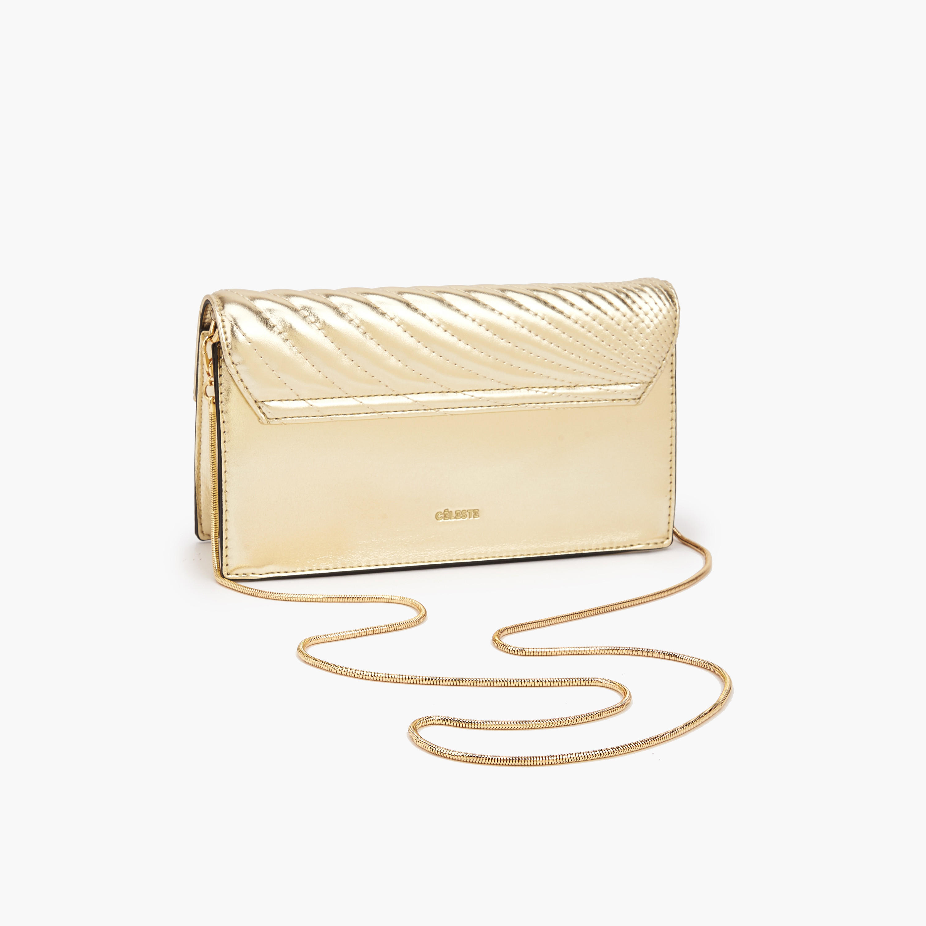 Celeste Quilted Crossbody Bag with Detachable Chain Strap-women-bagsandwallets-handbags-image-6