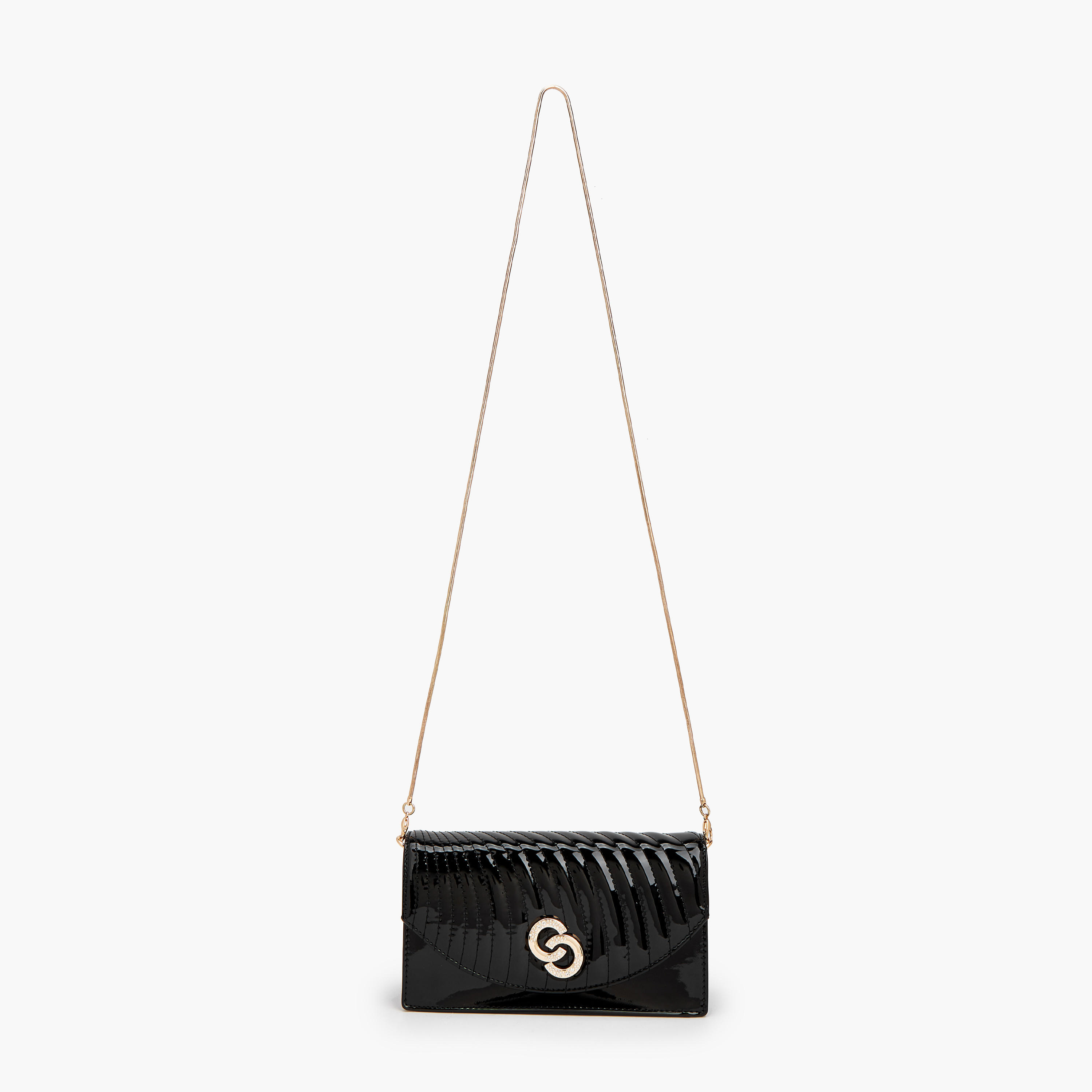 Celeste Quilted Crossbody Bag with Detachable Chain Strap-women-bagsandwallets-handbags-image-3
